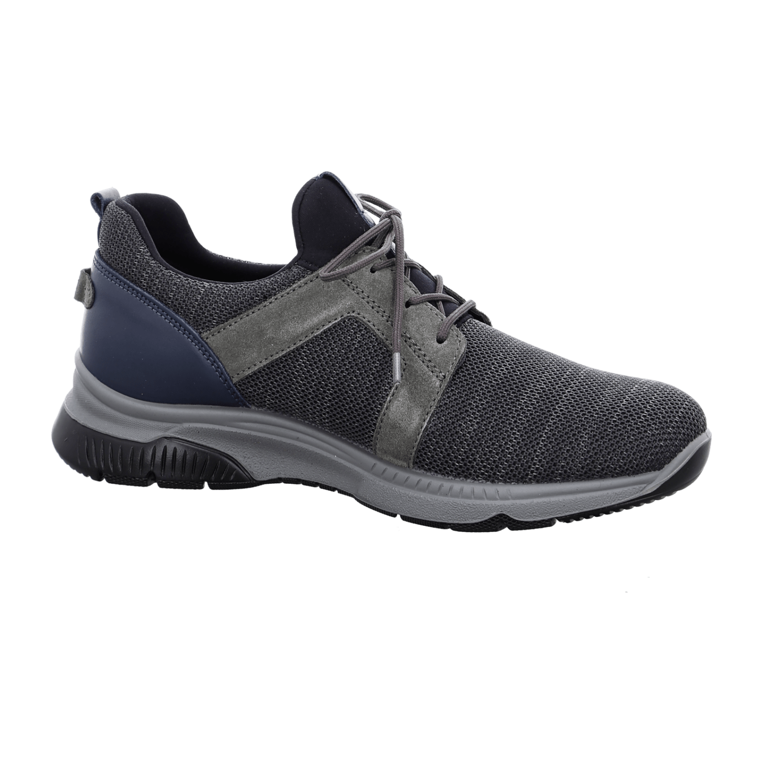 ARA Marco Men's Sneakers Gray Slip-On Round Toe Synthetic Polyurethane