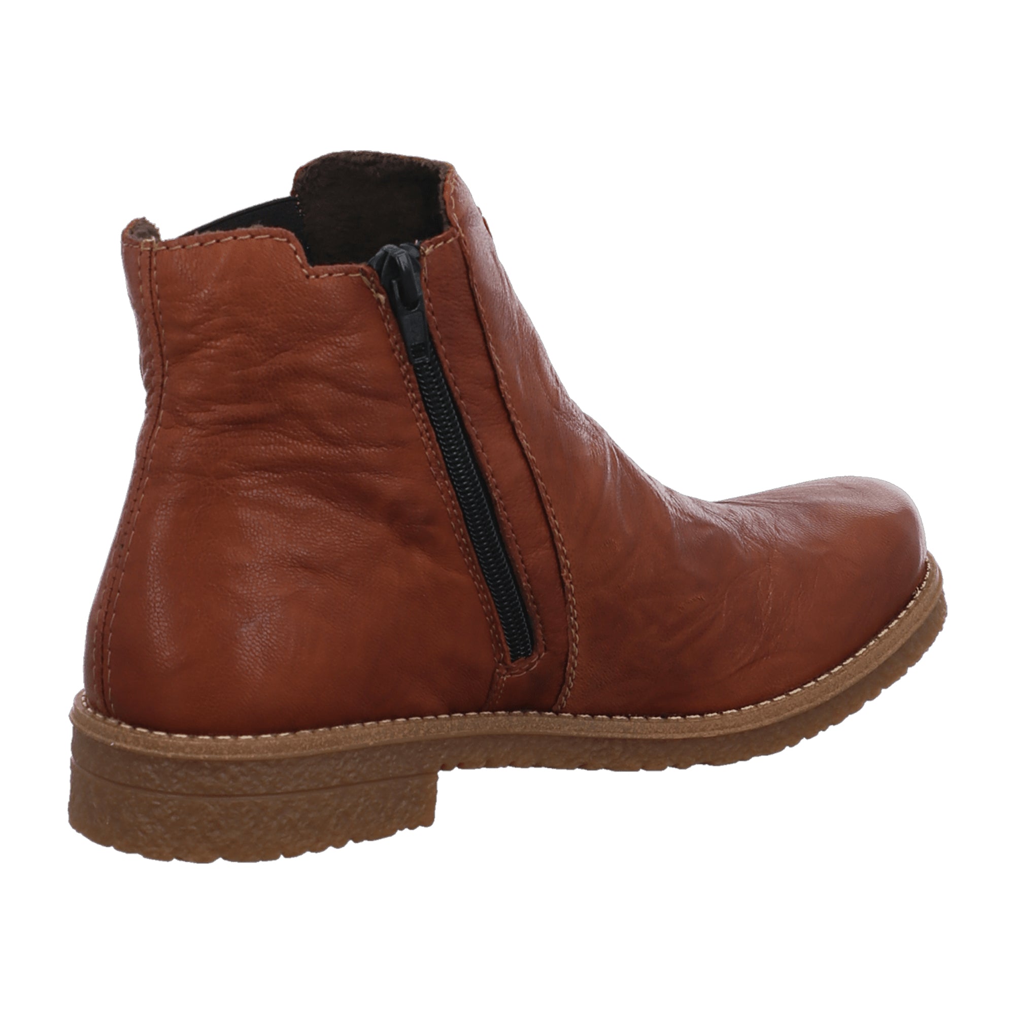 Rieker Brown Chelsea Boots for Women Synthetic Upper Textile Lining Winter