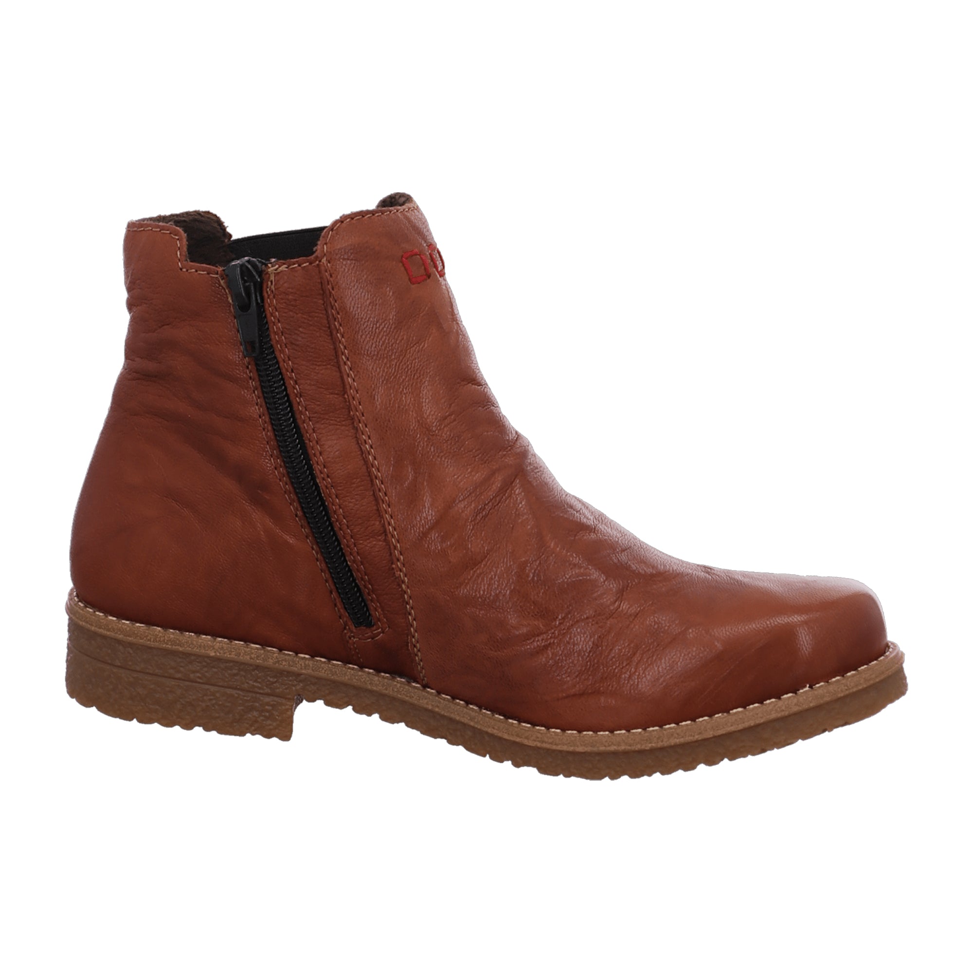 Rieker Brown Chelsea Boots for Women Synthetic Upper Textile Lining Winter