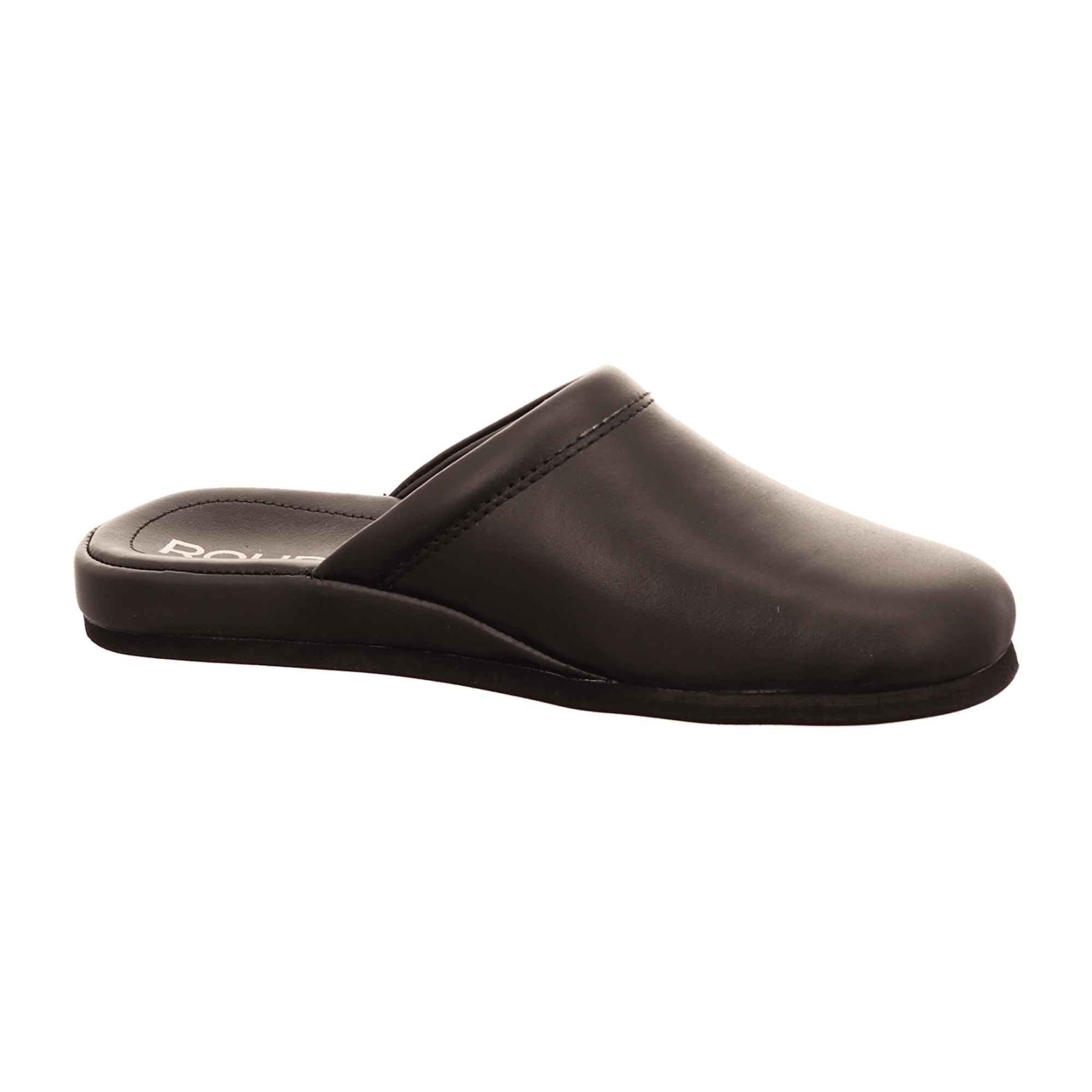 Rohde VARBERG Men's Black Leather Slip-On Shoes for Fall/Winter