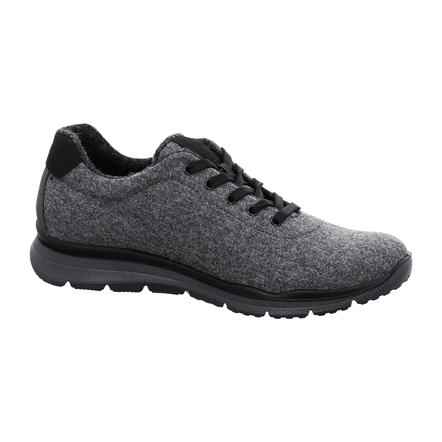 ARA BENJO Men's Mesh Sneakers in Gray with Lace-Up Closure and Round Toe