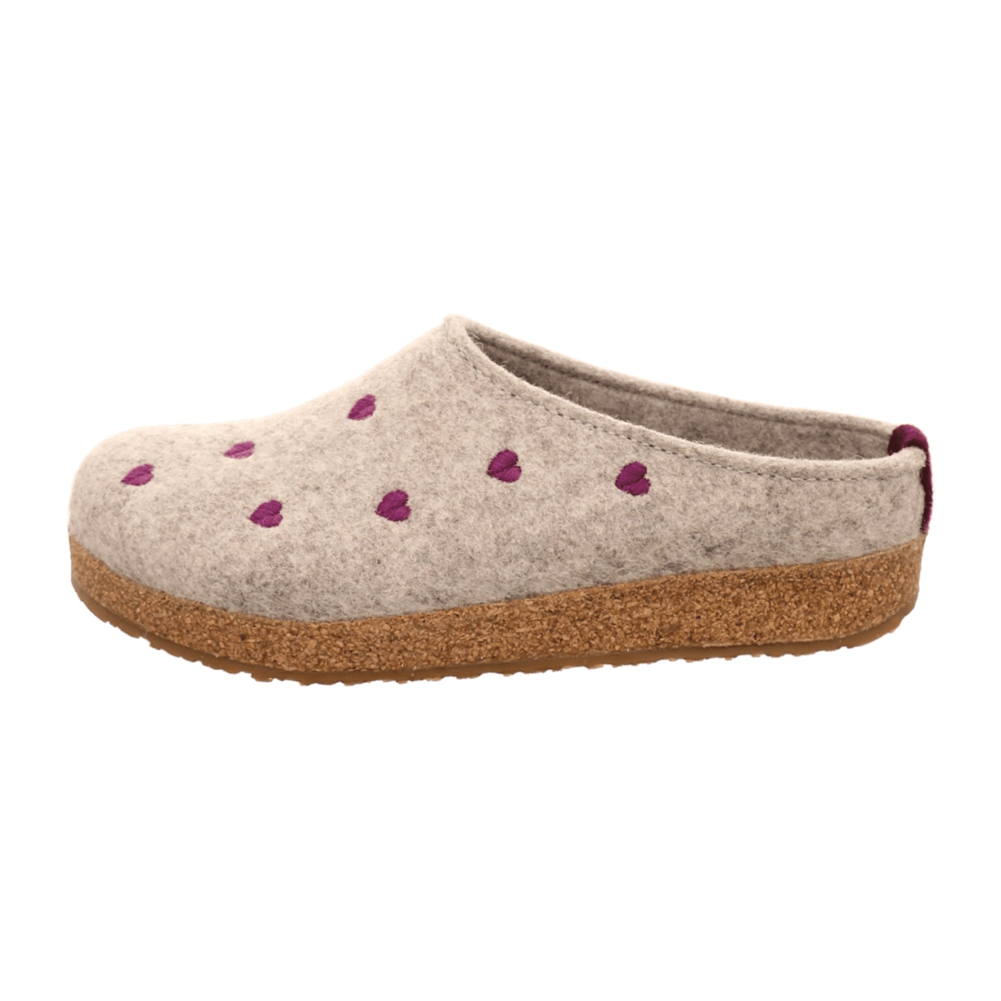 Haflinger Grizzly Couricini Women's Grey Wool Clogs - Comfortable & Durable