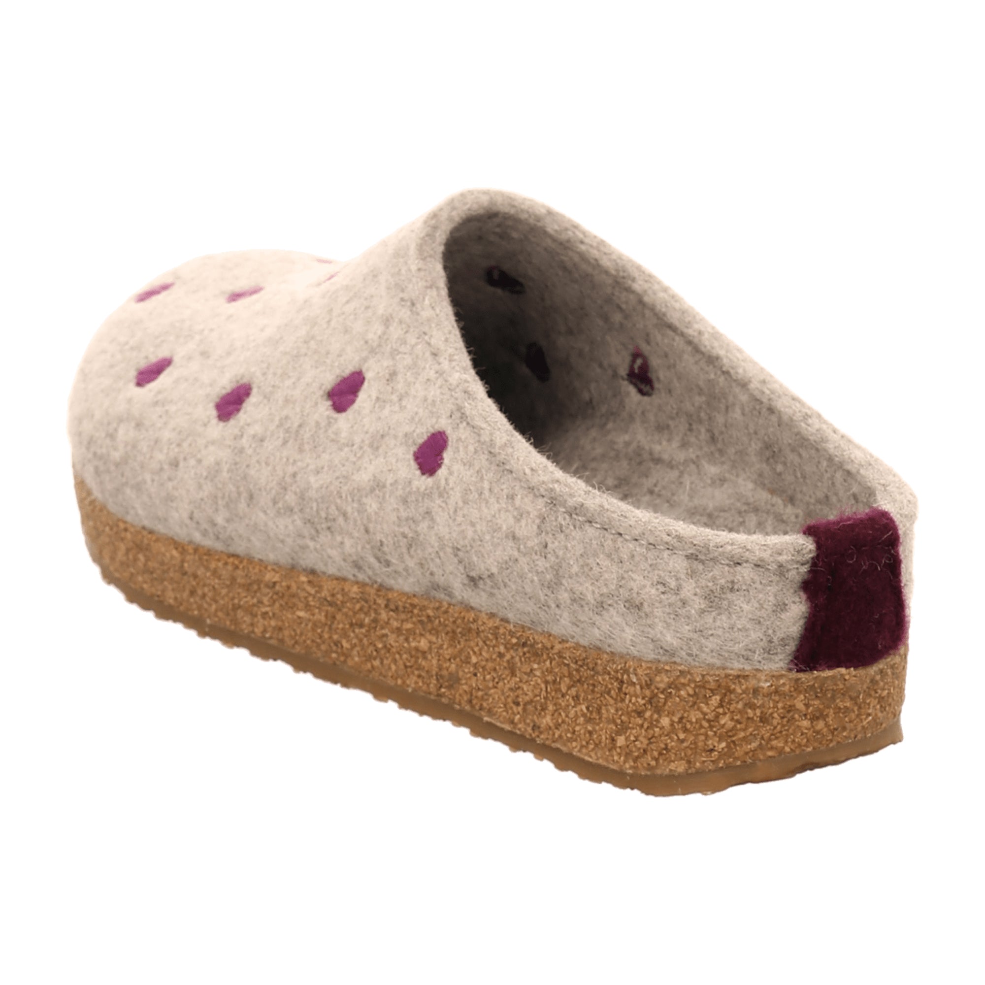 Haflinger Grizzly Couricini Women's Grey Wool Clogs - Comfortable & Durable