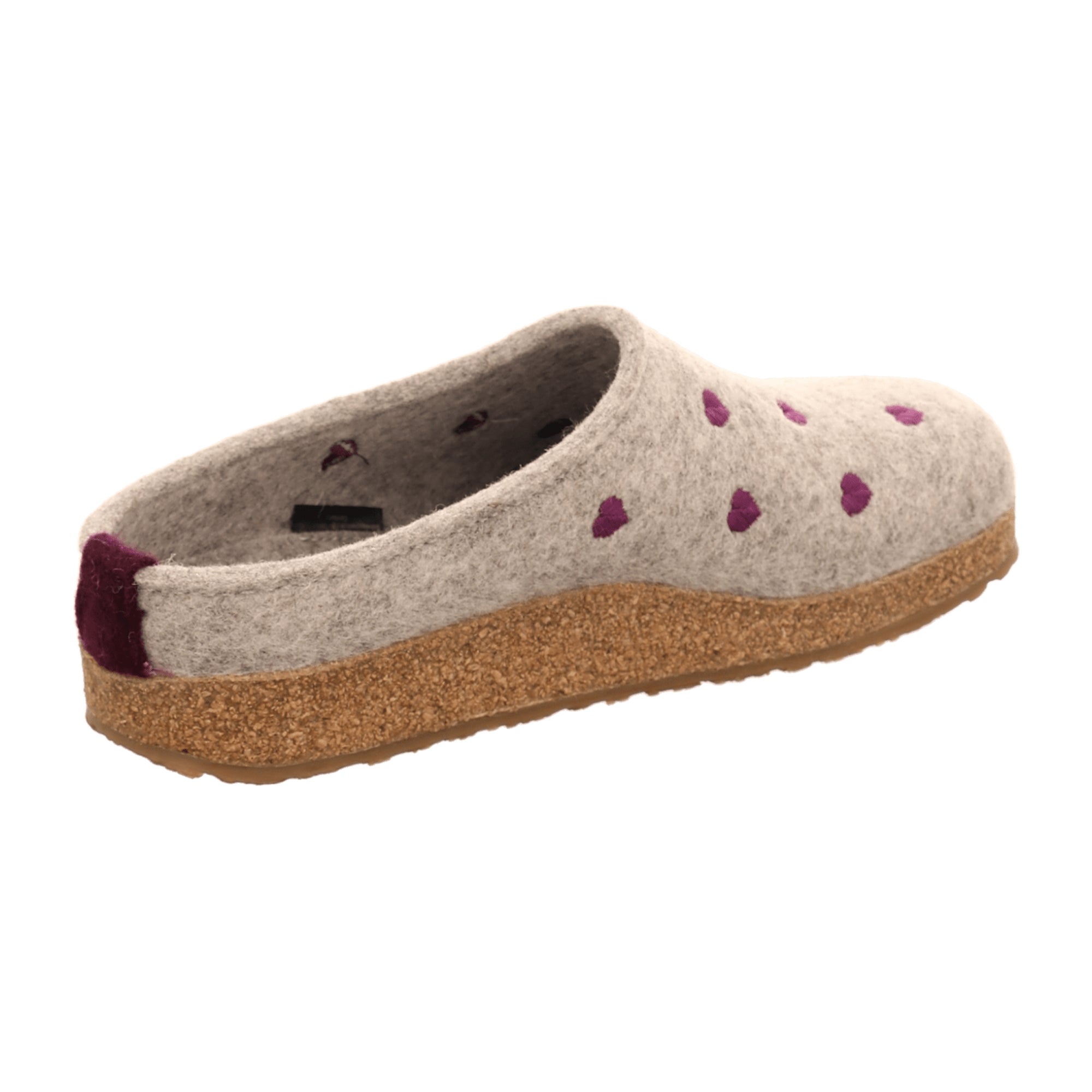 Haflinger Grizzly Couricini Women's Grey Wool Clogs - Comfortable & Durable