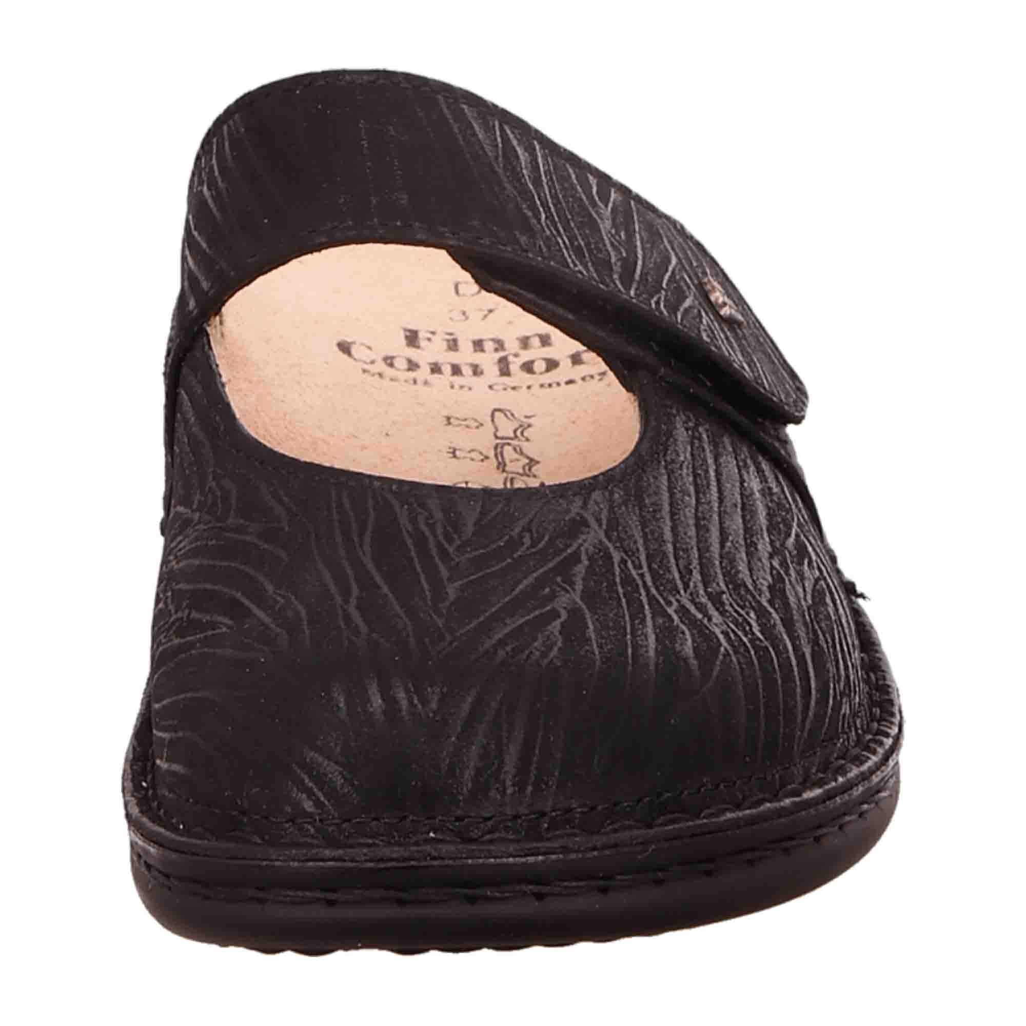 Finn Comfort Stanford Women's Black Clogs - Comfortable & Stylish Slip-Ons