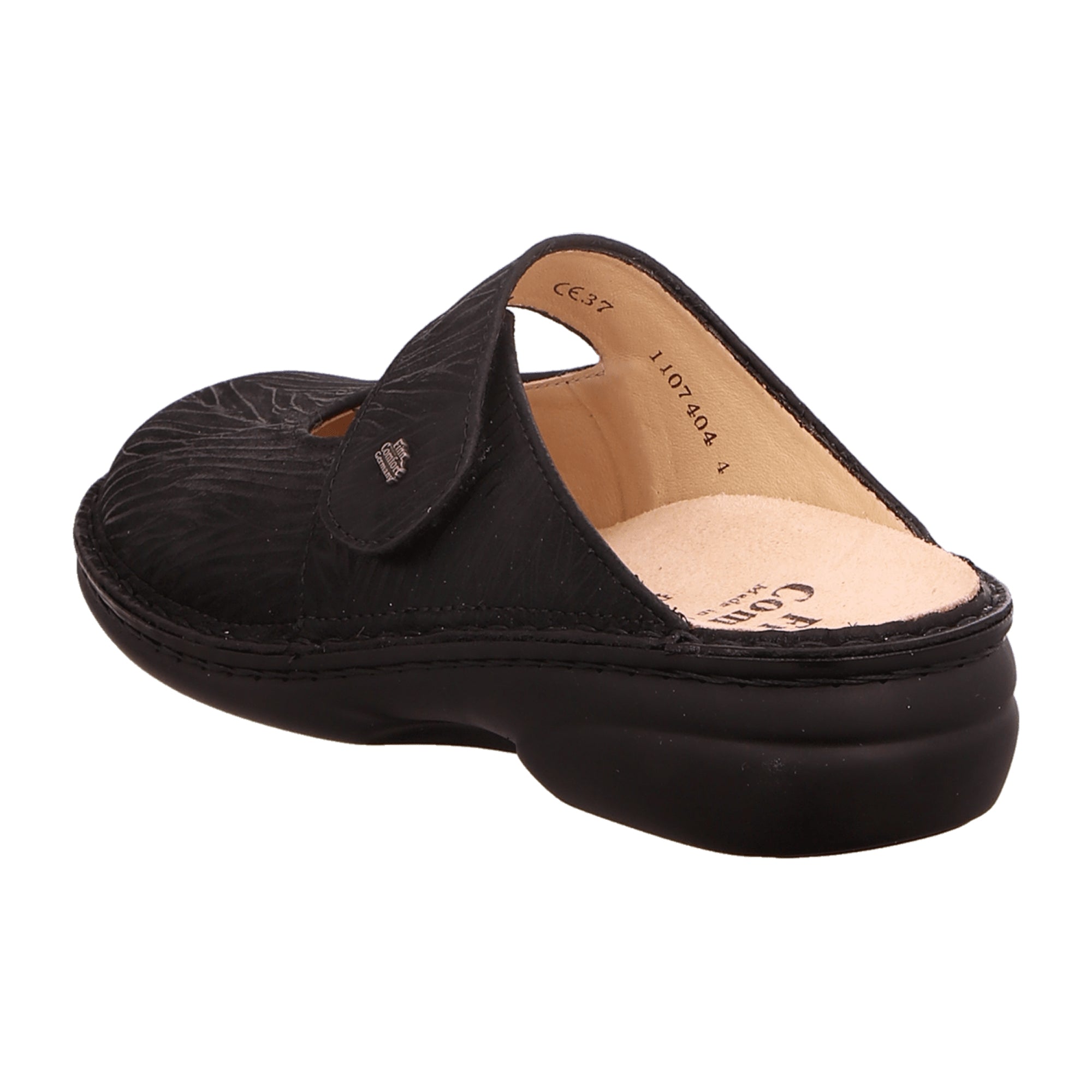 Finn Comfort Stanford Women's Black Clogs - Comfortable & Stylish Slip-Ons