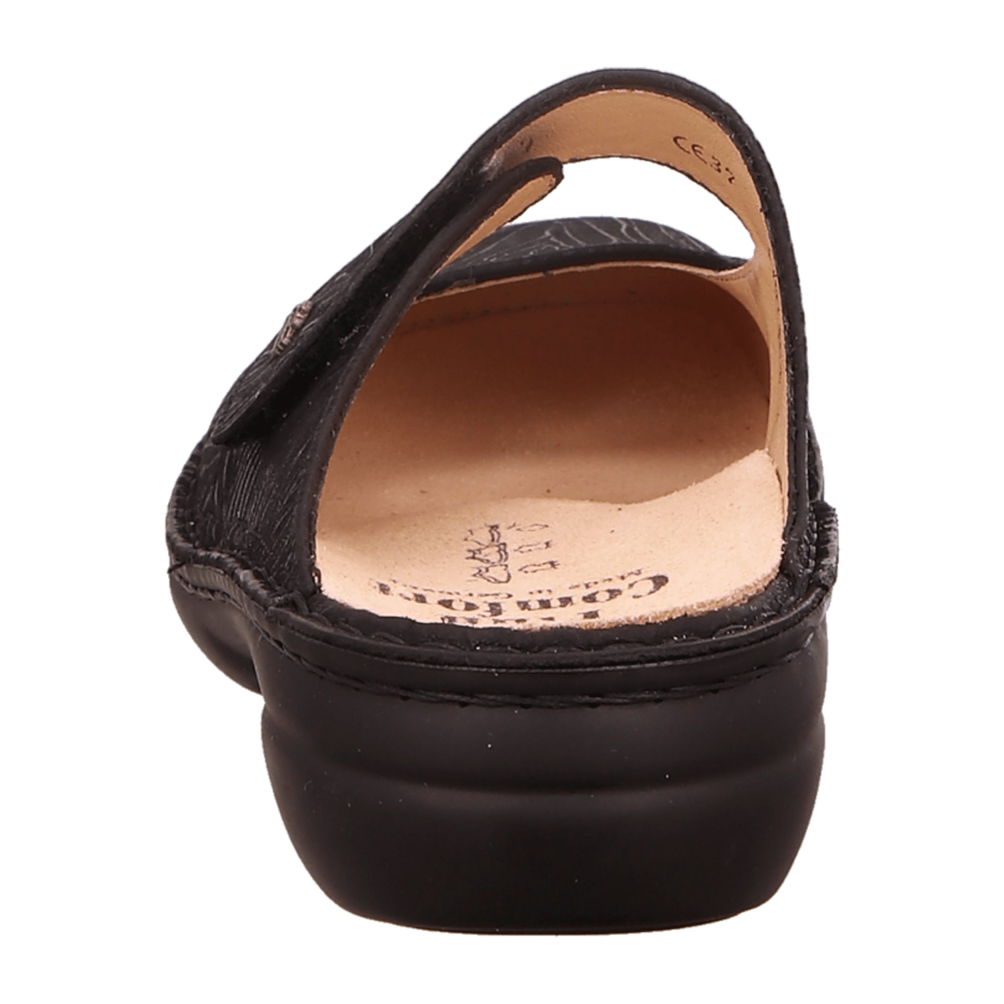 Finn Comfort Stanford Women's Black Clogs - Comfortable & Stylish Slip-Ons