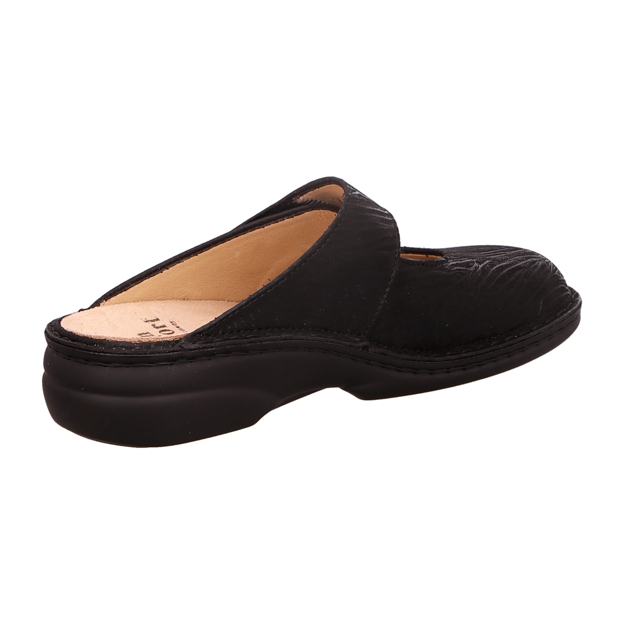 Finn Comfort Stanford Women's Black Clogs - Comfortable & Stylish Slip-Ons