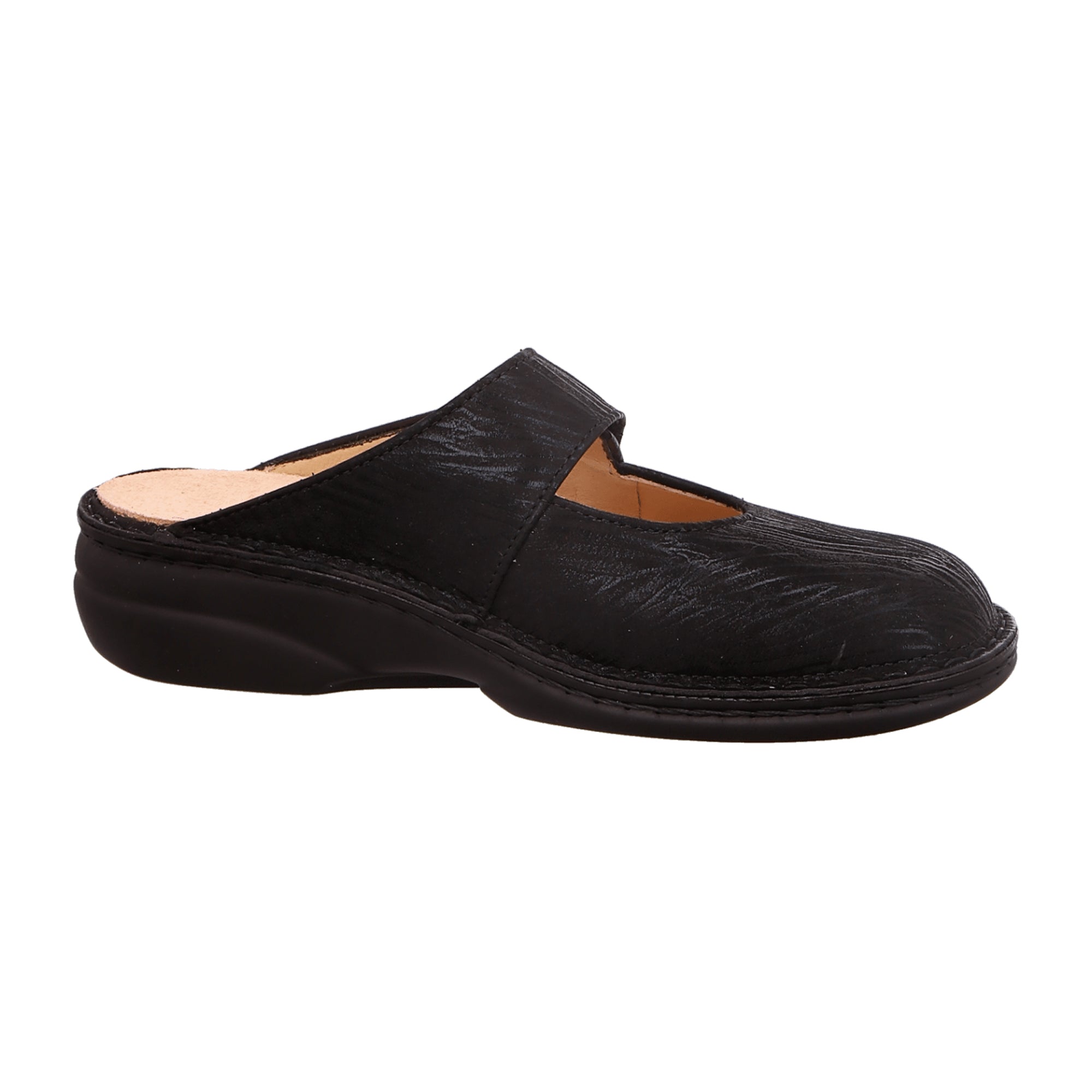 Finn Comfort Stanford Women's Black Clogs - Comfortable & Stylish Slip-Ons