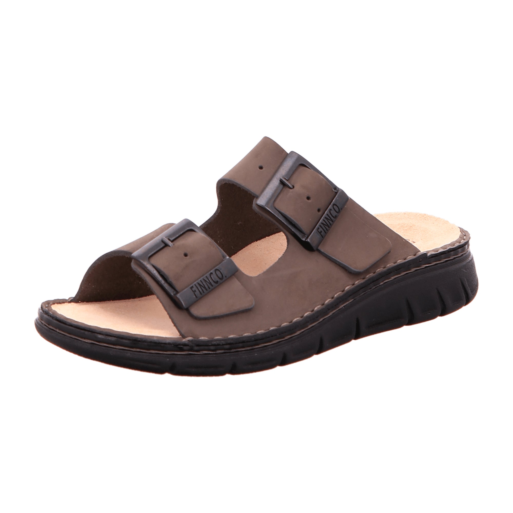 Finn Comfort Cayman Men's Comfortable Leather Sandals - Stylish Brown