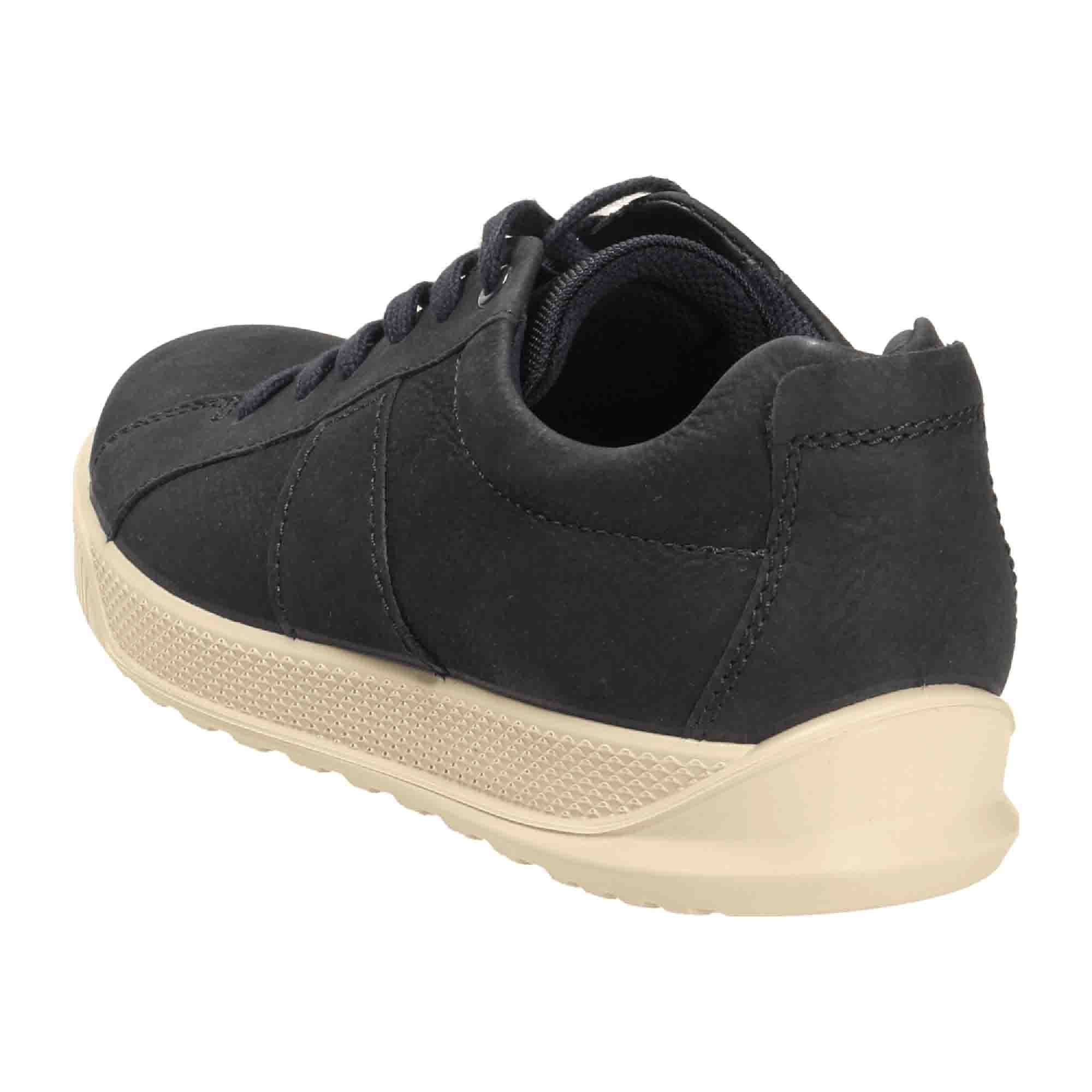 Ecco Men's Blue Shoes - Durable & Stylish Footwear for Young Adults