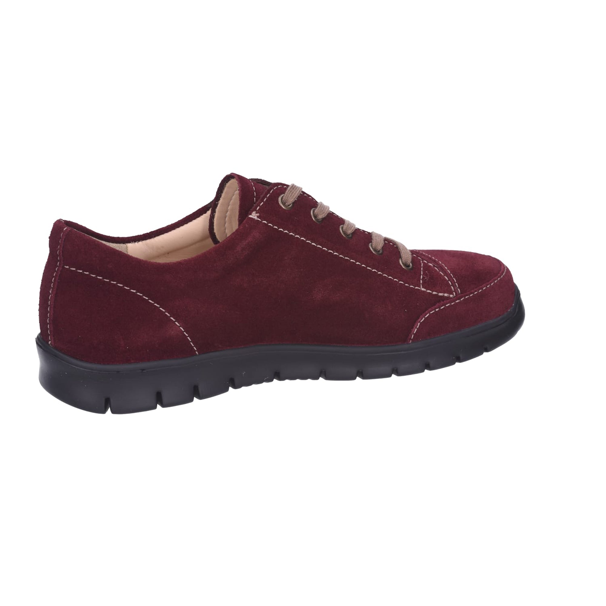 Finn Comfort Swansea Women's Comfortable Red Leather Shoes