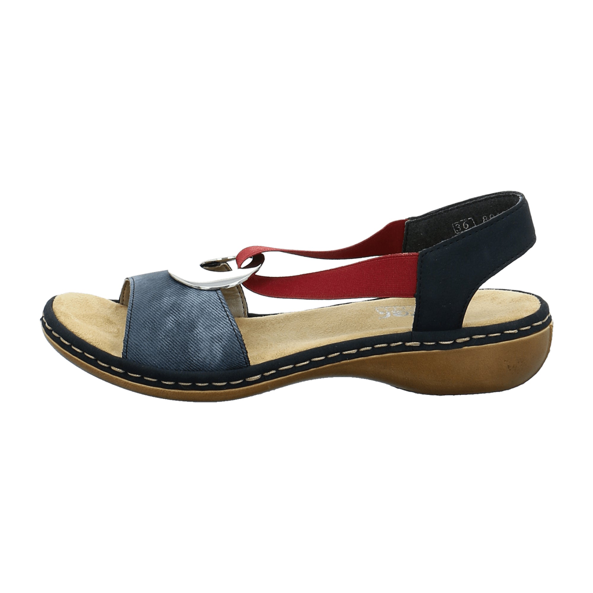 Rieker Comfortable Blue Sandals for Women Stylish and Versatile Footwear
