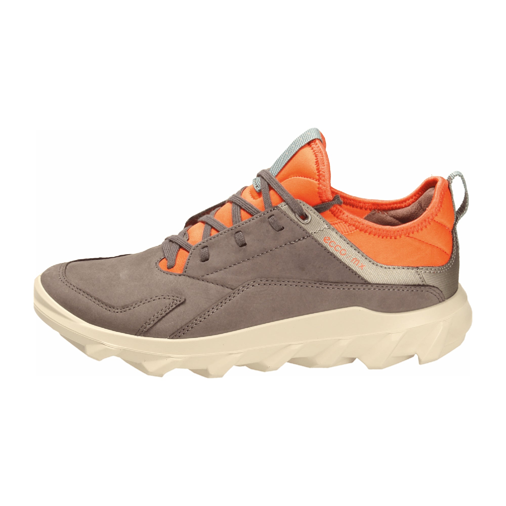 Ecco MX Women's Sneakers 82018 - Stylish Grey & Orange Casual Shoes for Everyday Comfort