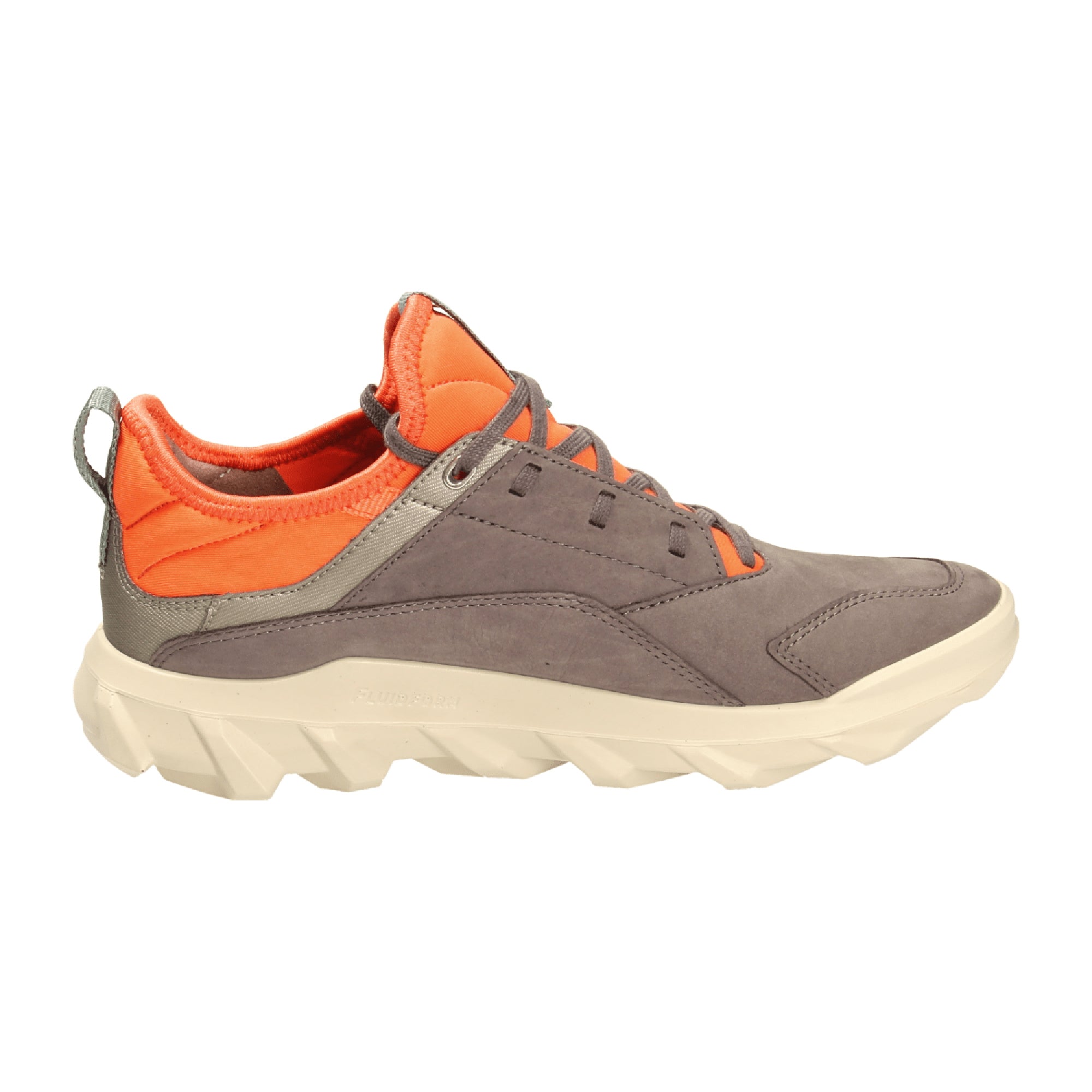 Ecco MX Women's Sneakers 82018 - Stylish Grey & Orange Casual Shoes for Everyday Comfort