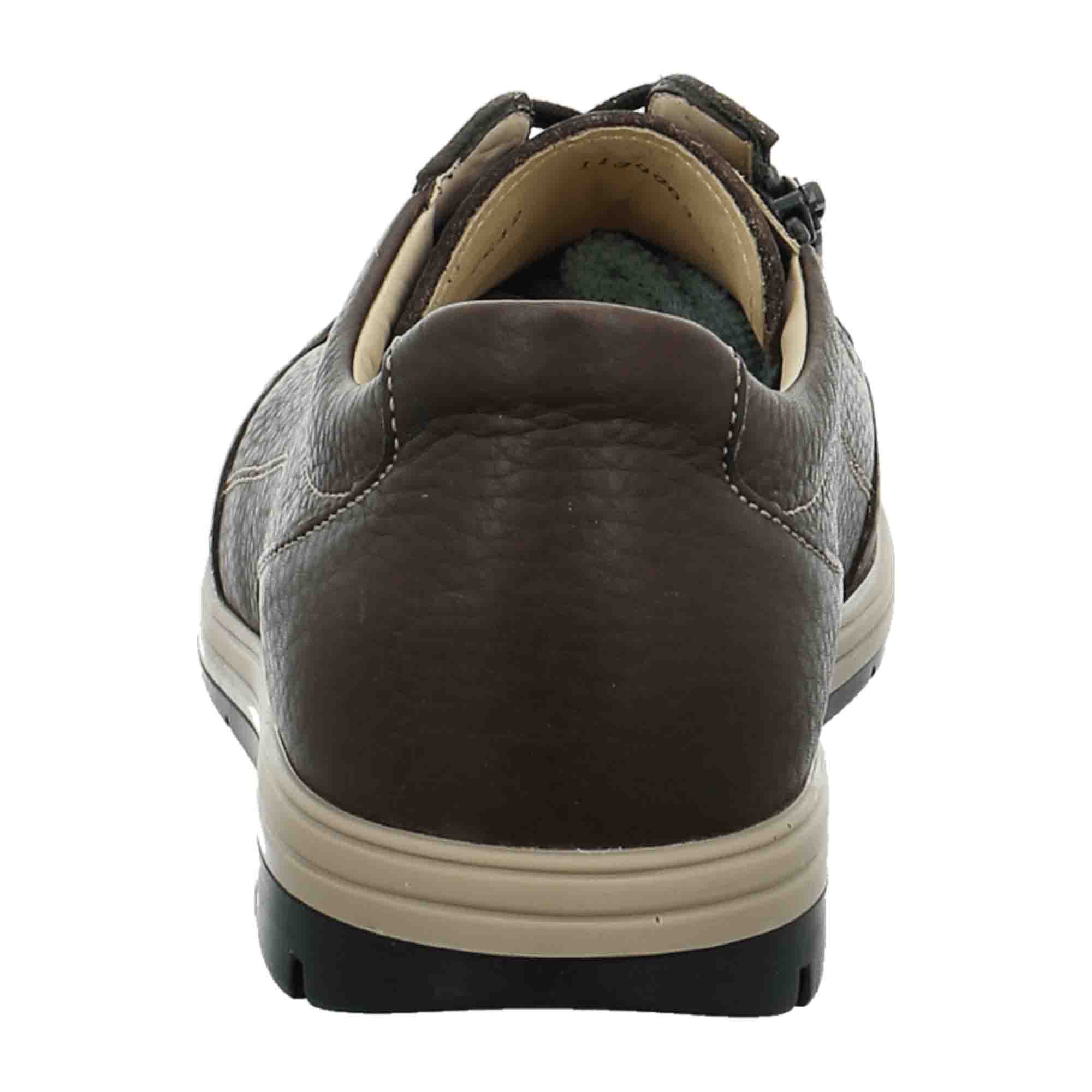Finn Comfort Osorno Men's Comfortable Leather Shoes - Brown