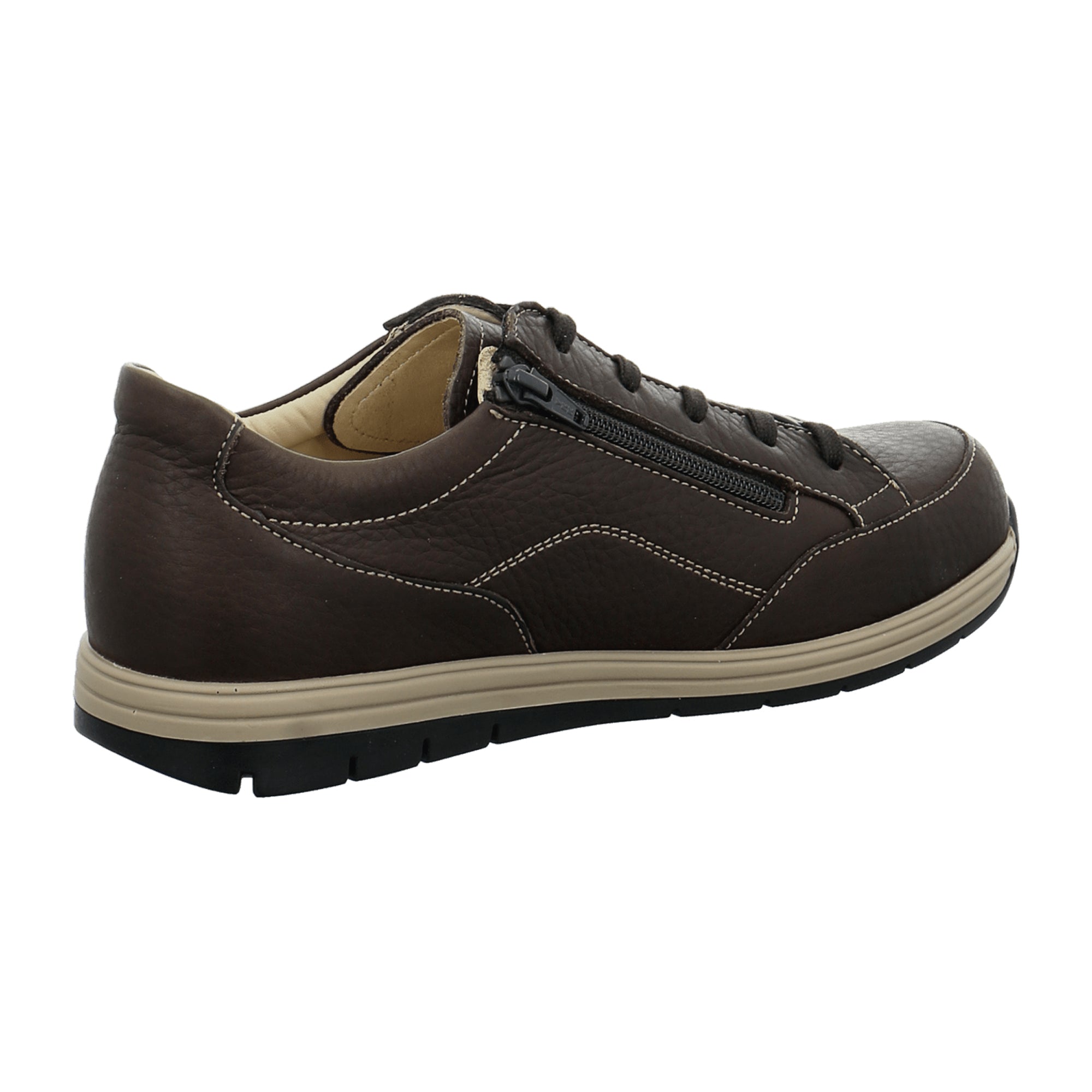 Finn Comfort Osorno Men's Comfortable Leather Shoes - Brown