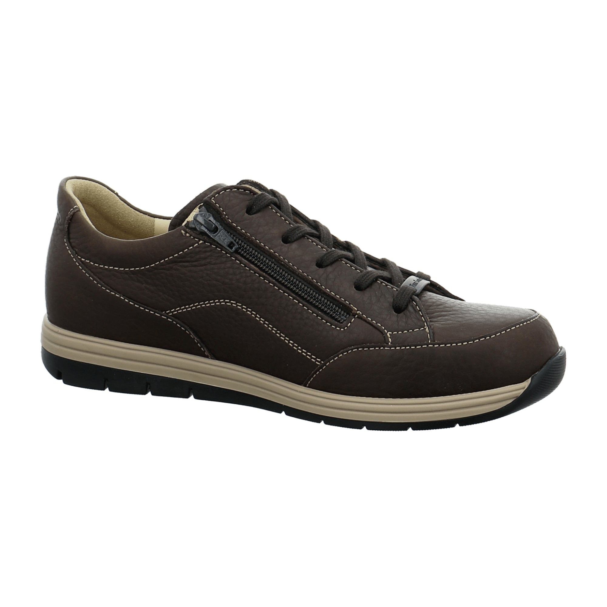 Finn Comfort Osorno Men's Comfortable Leather Shoes - Brown