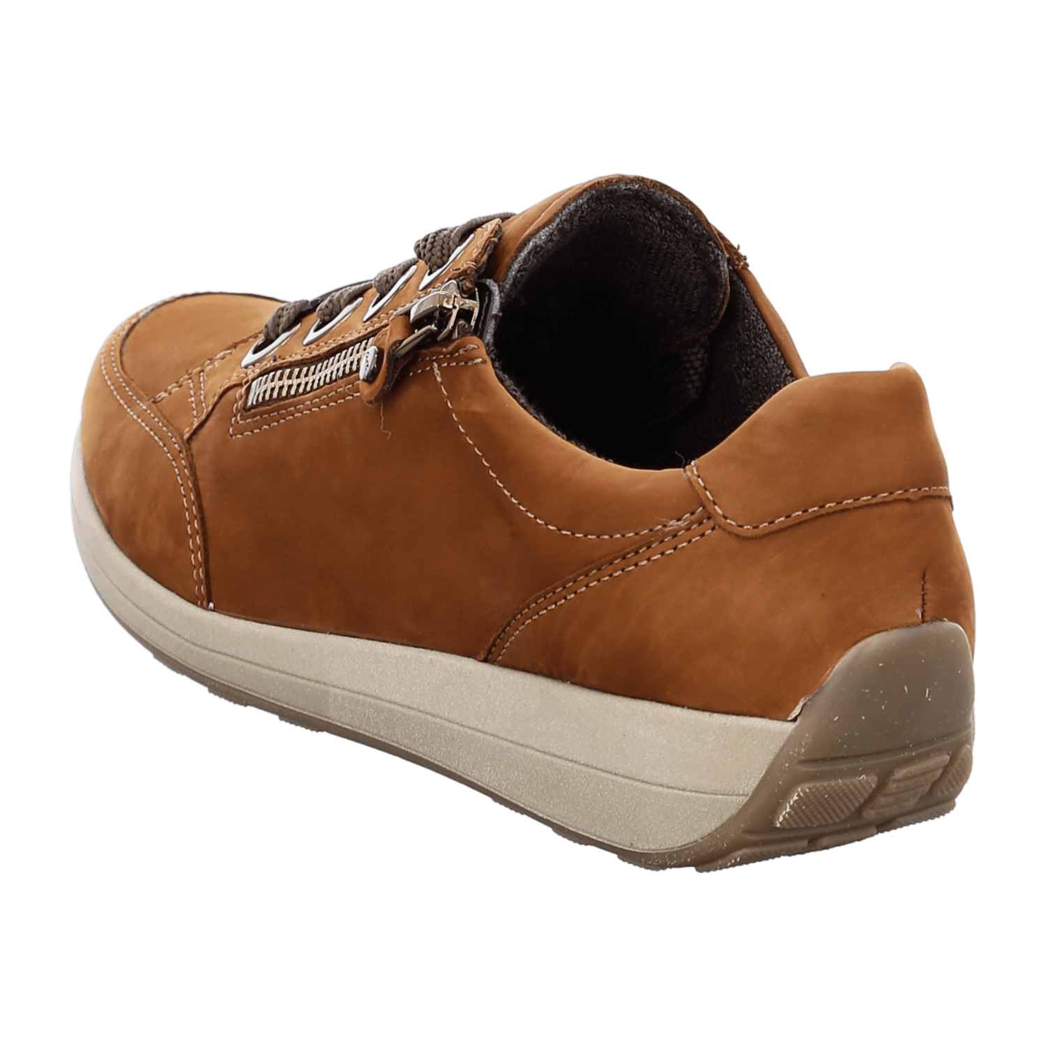 ARA OSAKA Women's Suede Lace-Up Sneakers in Brown - Bartel-Shop
