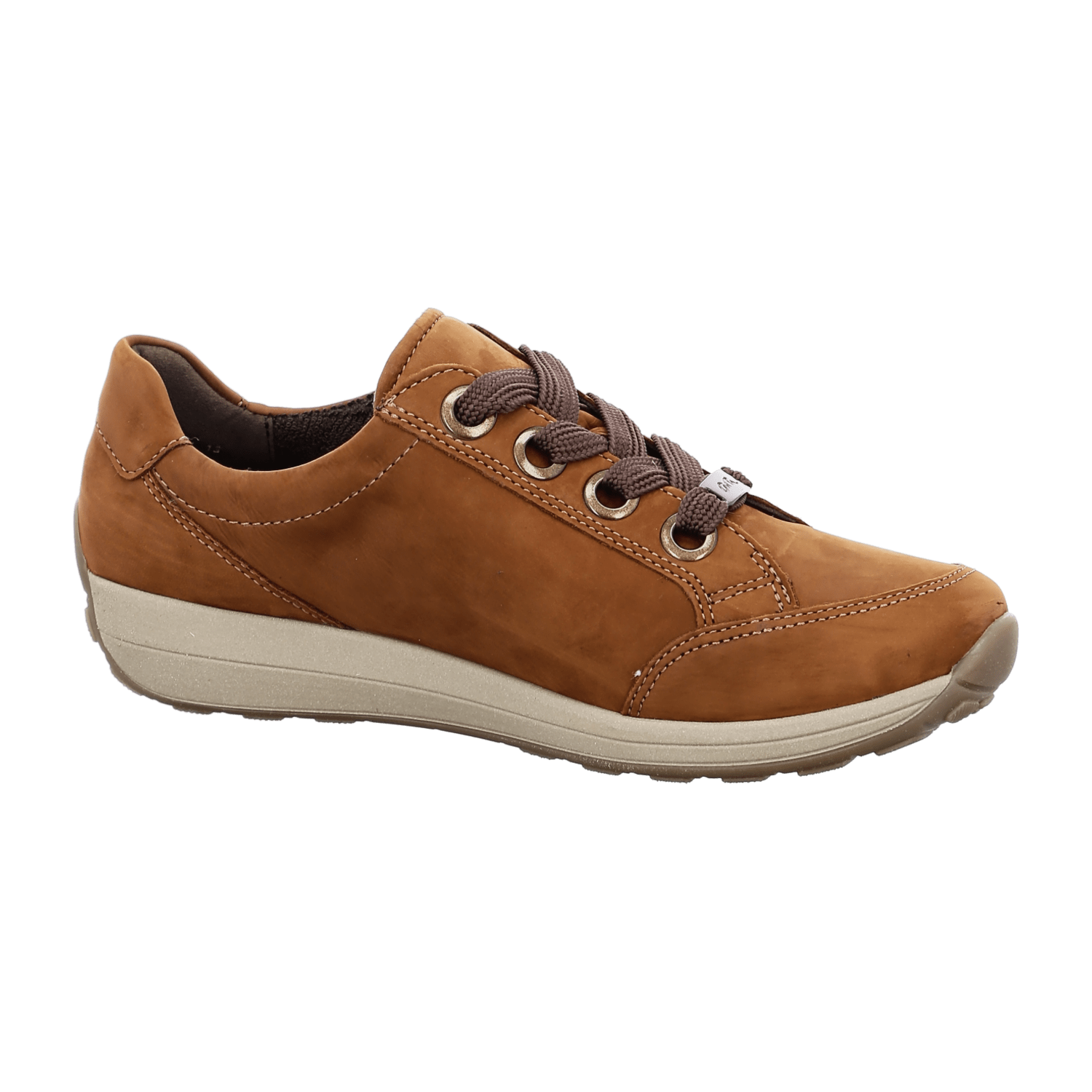 ARA OSAKA Women's Suede Lace-Up Sneakers in Brown - Bartel-Shop