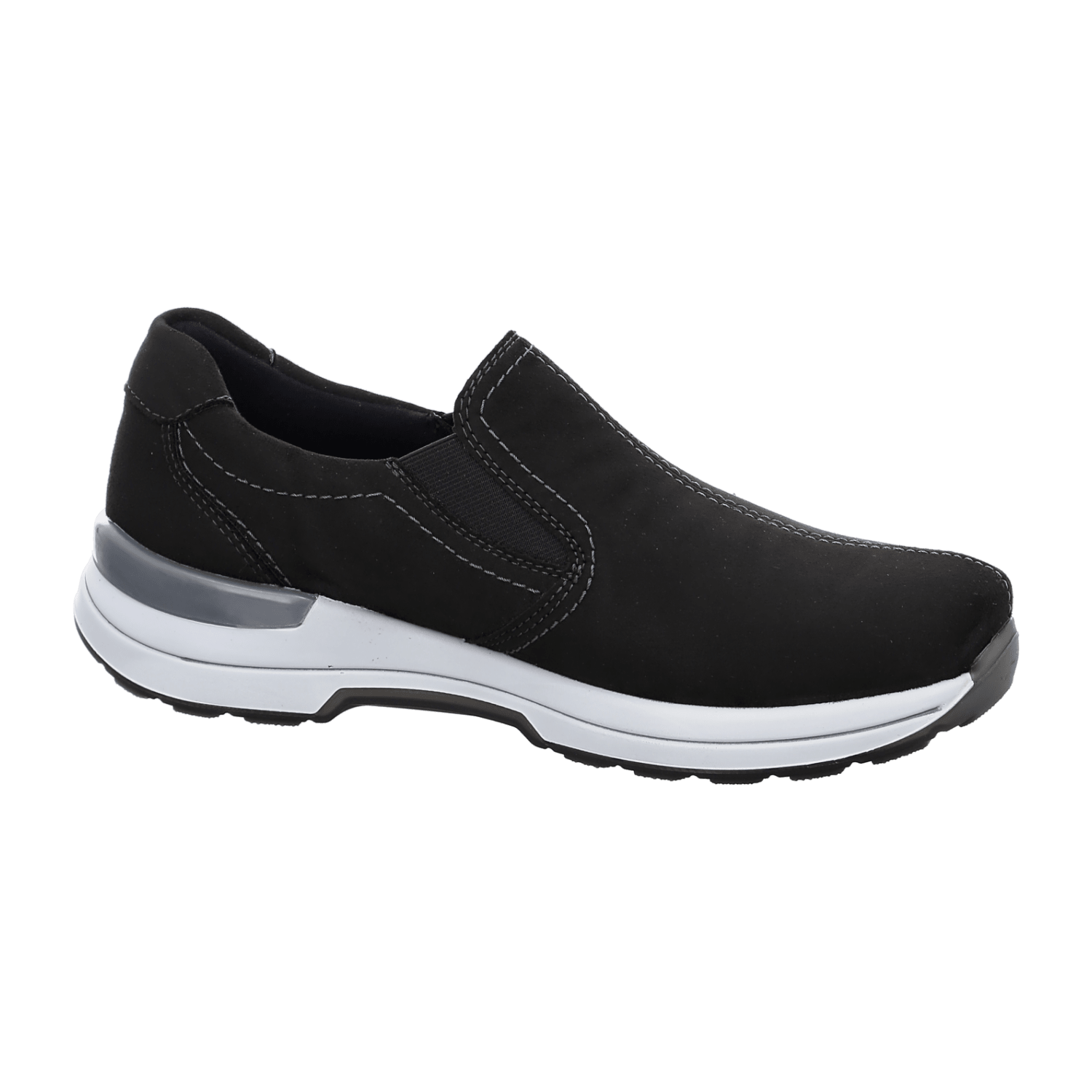 ARA Women's NARA-GTX Slip-On Sneaker with GORE-TEX, Black, Warm Textile Lined Pull-On