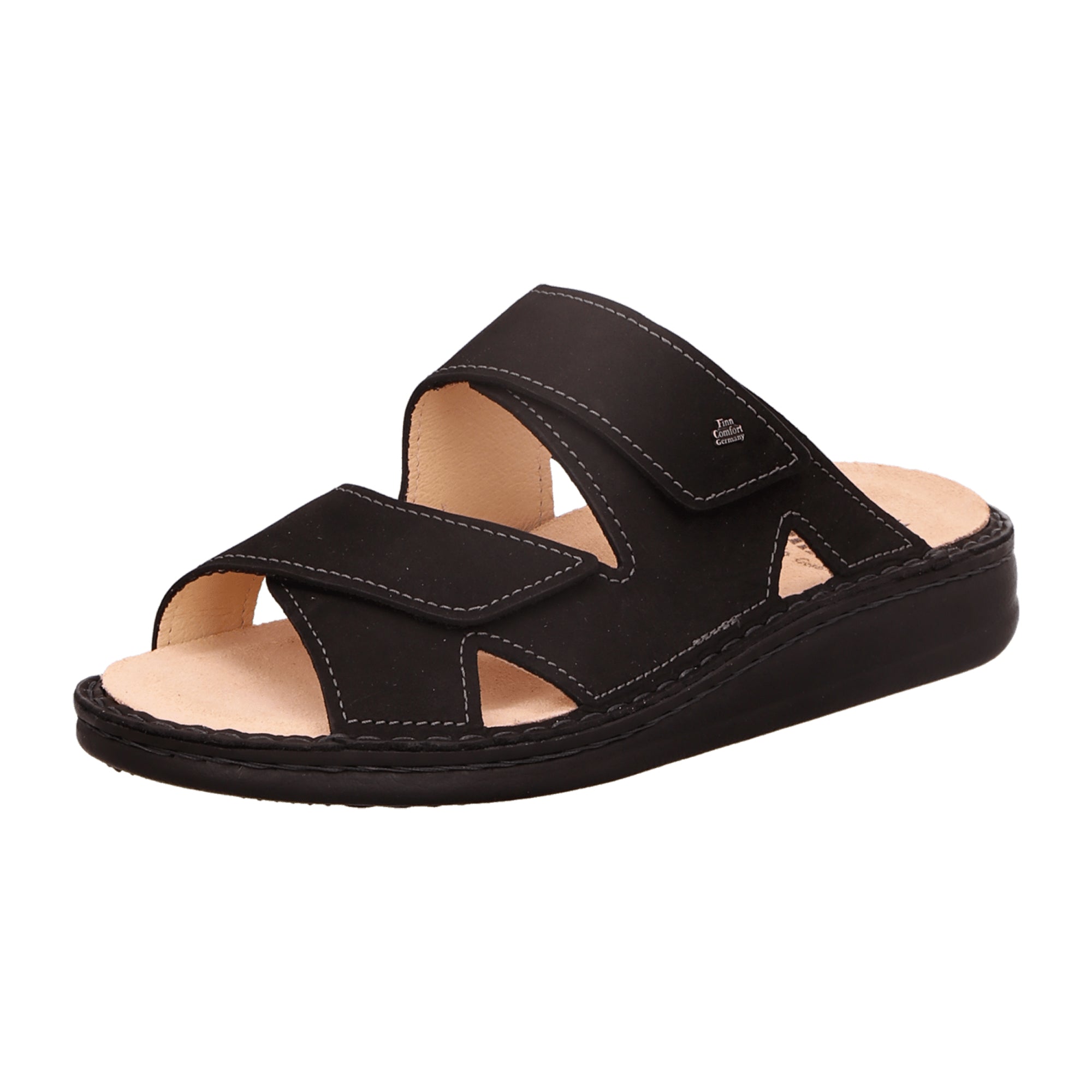 Finn Comfort Danzig-S Men's Comfort Sandals - Stylish Black Leather