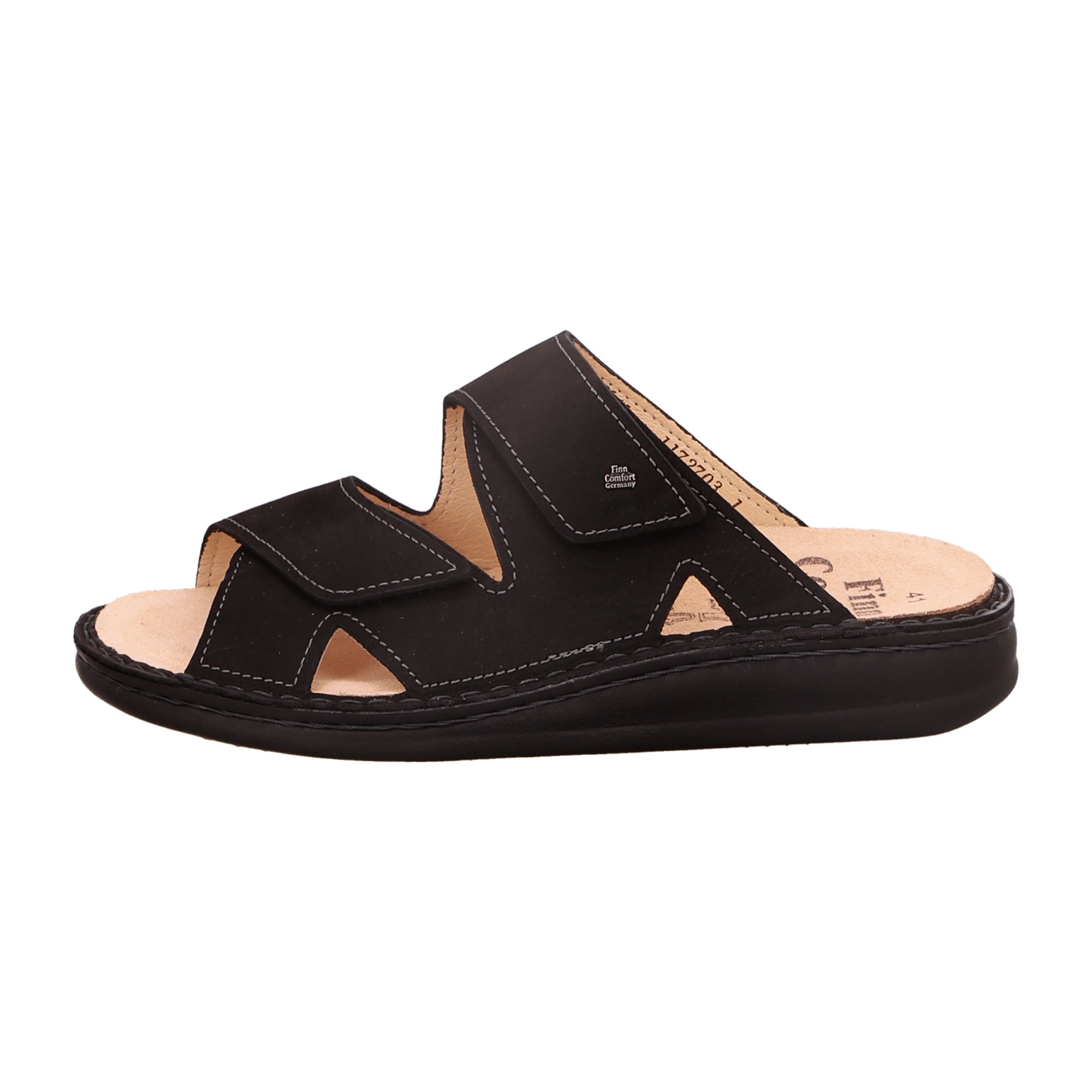 Finn Comfort Danzig-S Men's Comfort Sandals - Stylish Black Leather