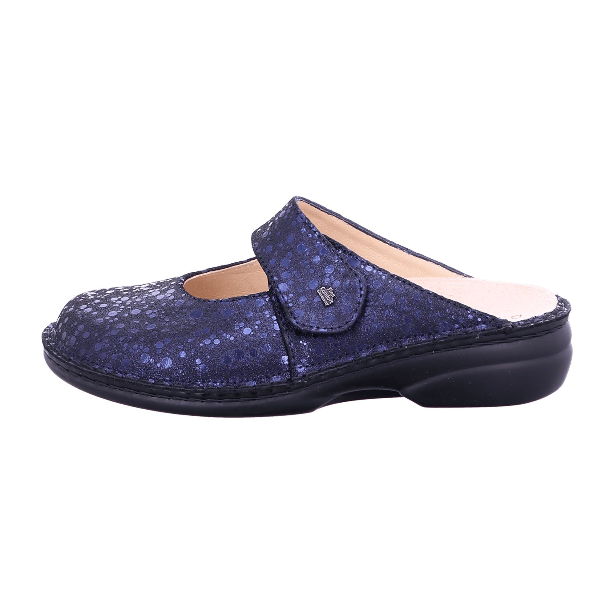 Finn Comfort Stanford Women's Comfort Clogs, Stylish Blue