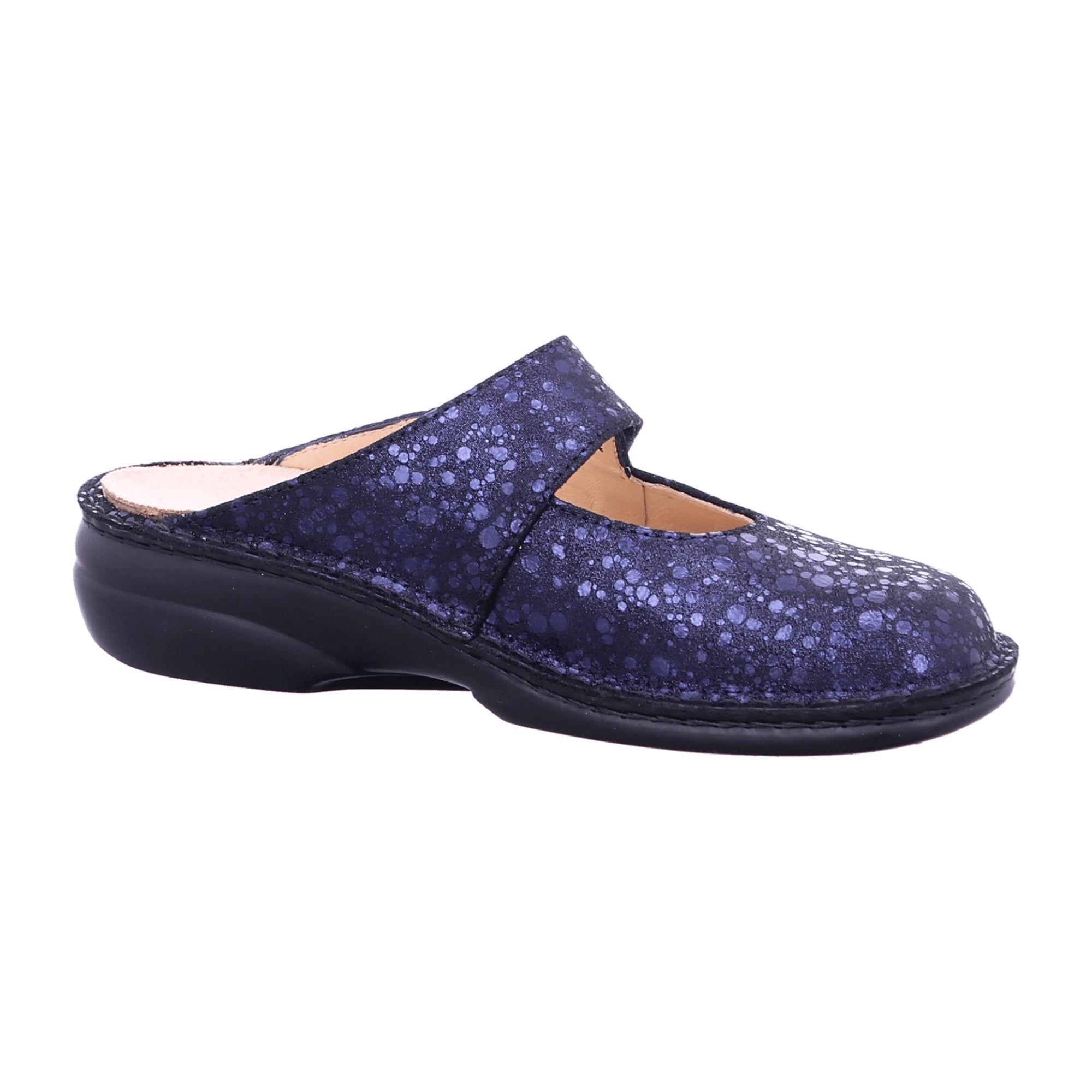 Finn Comfort Stanford Women's Comfort Clogs, Stylish Blue