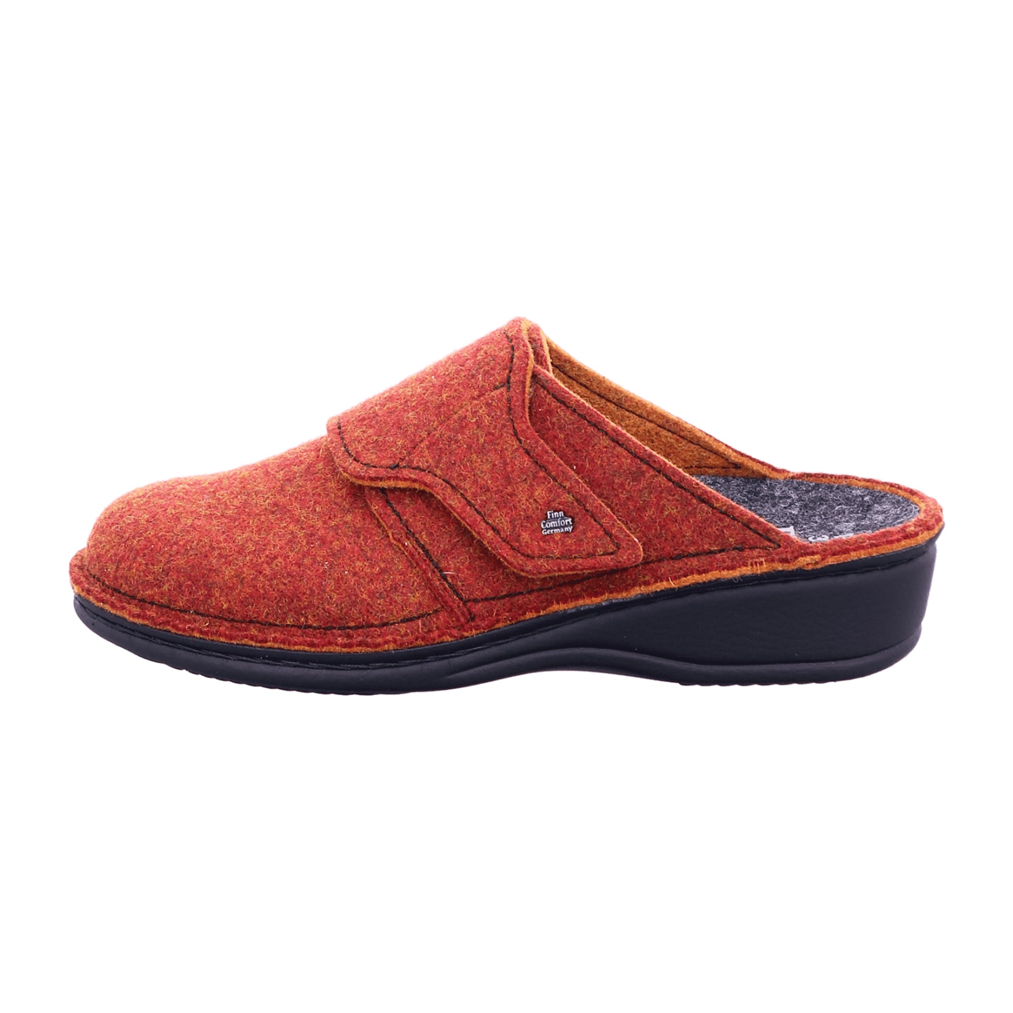 Finn Comfort Andermatt Women's Red Wool Clogs - Stylish & Comfortable