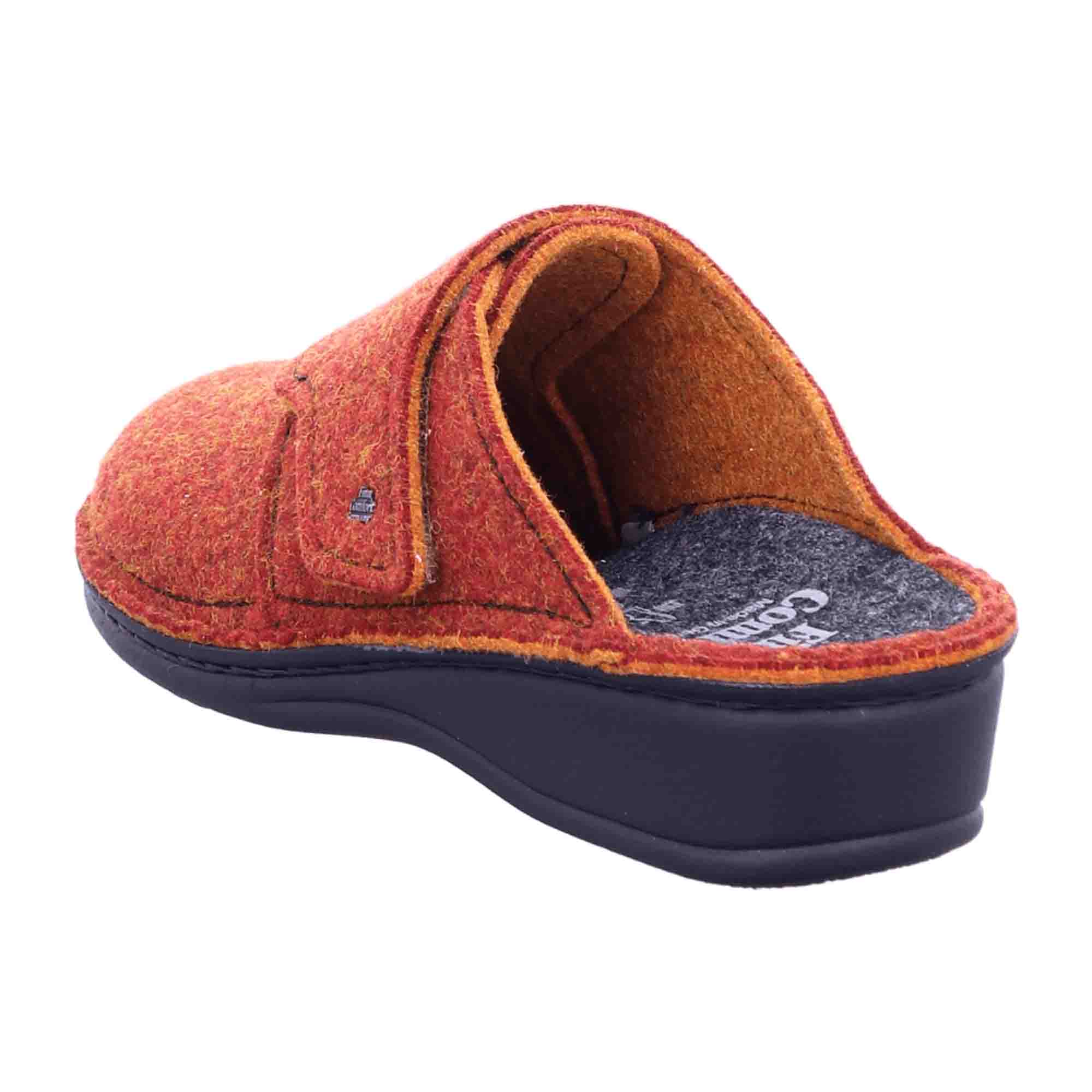 Finn Comfort Andermatt Women's Red Wool Clogs - Stylish & Comfortable