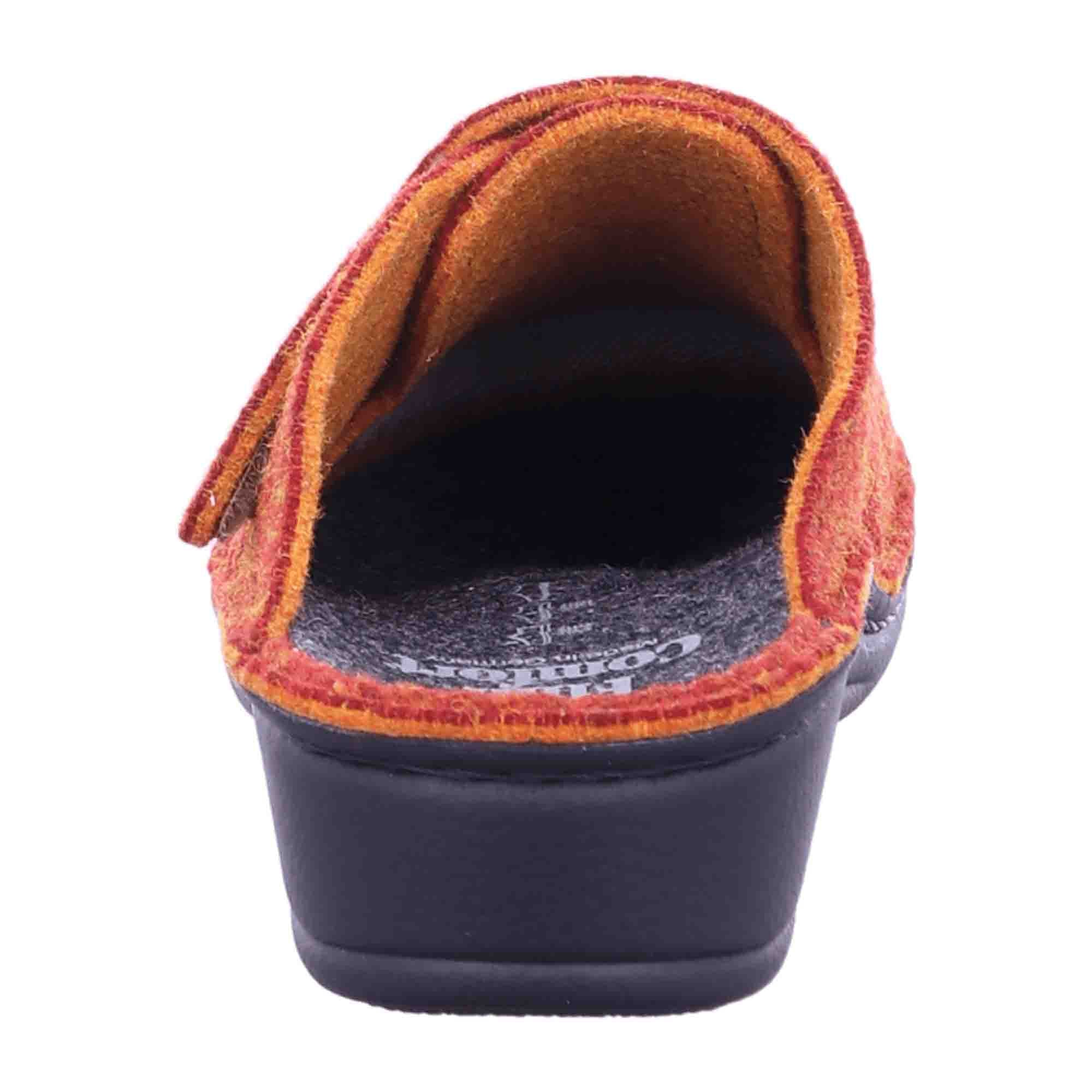 Finn Comfort Andermatt Women's Red Wool Clogs - Stylish & Comfortable