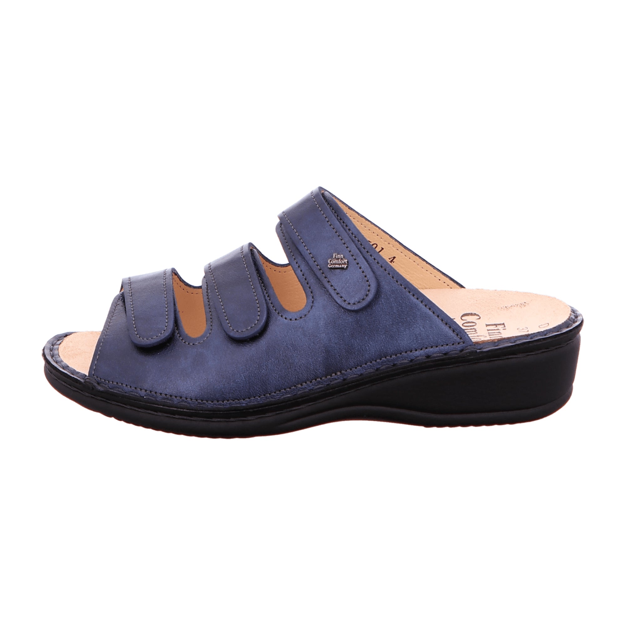 Finn Comfort Pisa Women's Sandals - Stylish & Comfortable Blue Leather