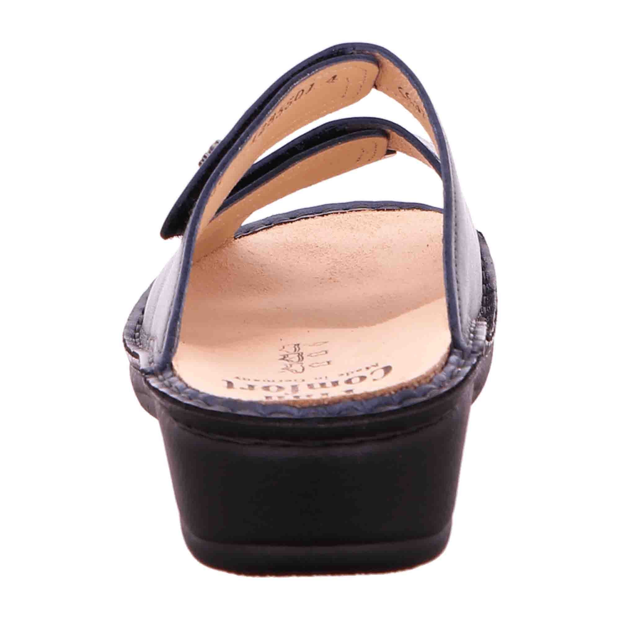 Finn Comfort Pisa Women's Sandals - Stylish & Comfortable Blue Leather