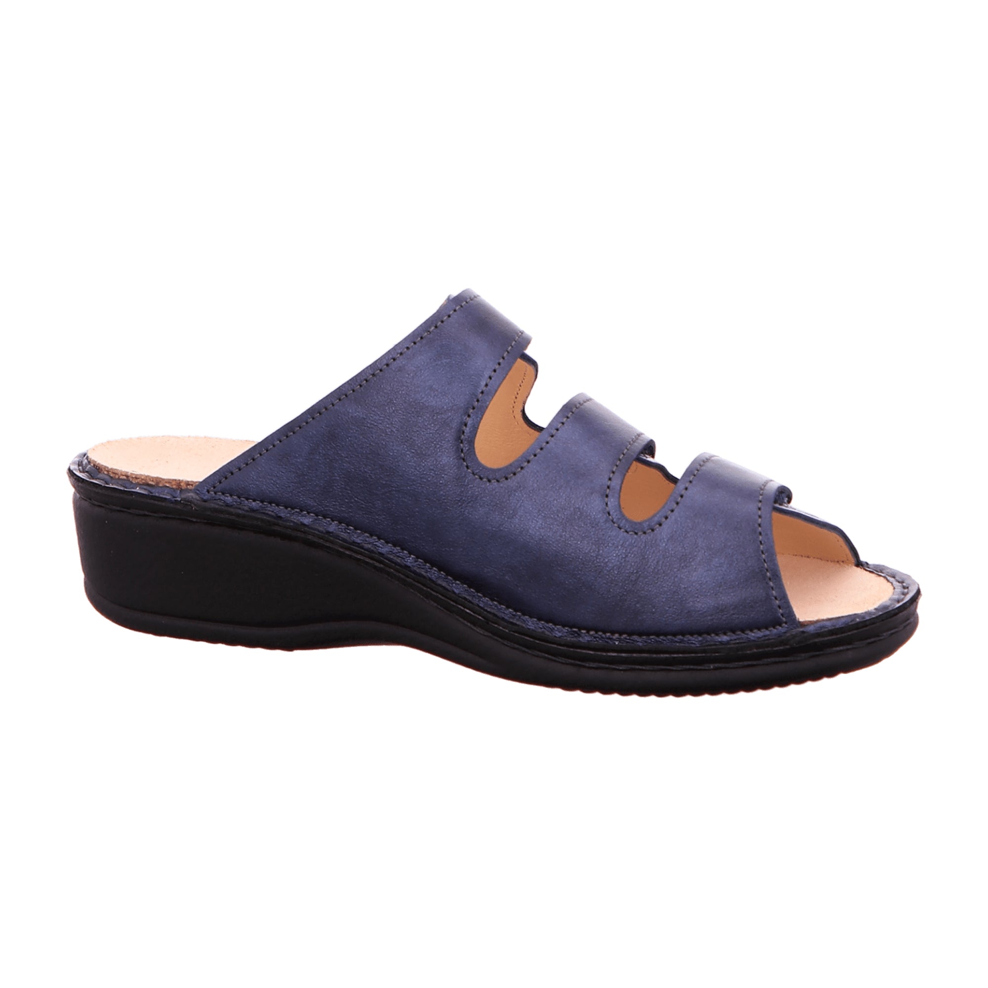 Finn Comfort Pisa Women's Sandals - Stylish & Comfortable Blue Leather