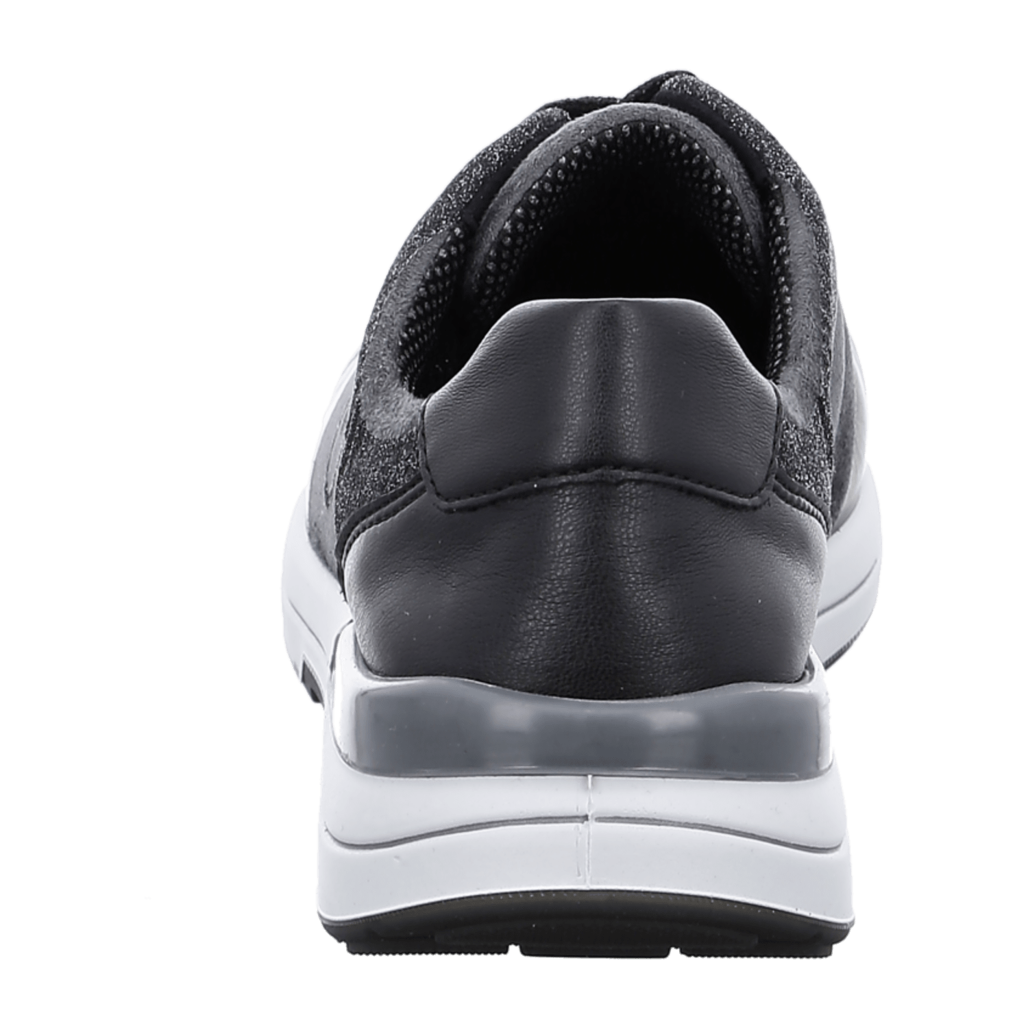 ARA NARA Women's Sneakers in Grey with Cotton and Synthetic Lace-Up Closure