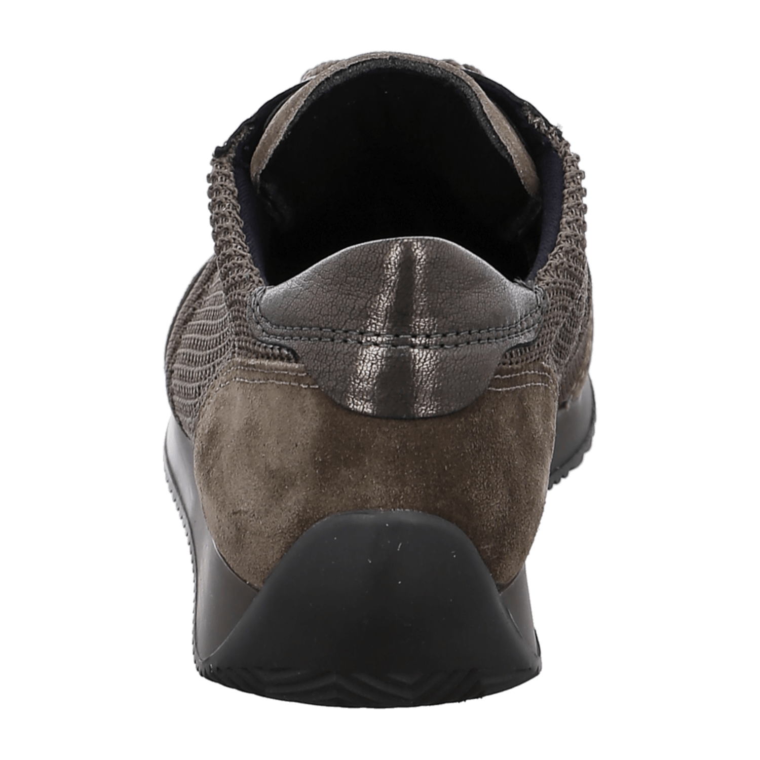 ARA LISBON Women's Leather Sneakers with Lacing, Brown, Cold-Weather Lined, Round Toe