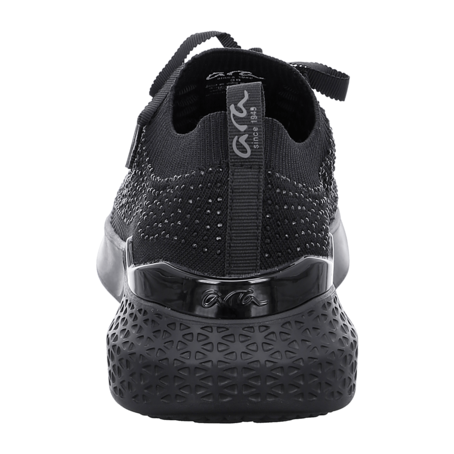 ARA MAYA Women's Suede Slip-On Sneakers in Black - Bartel-Shop