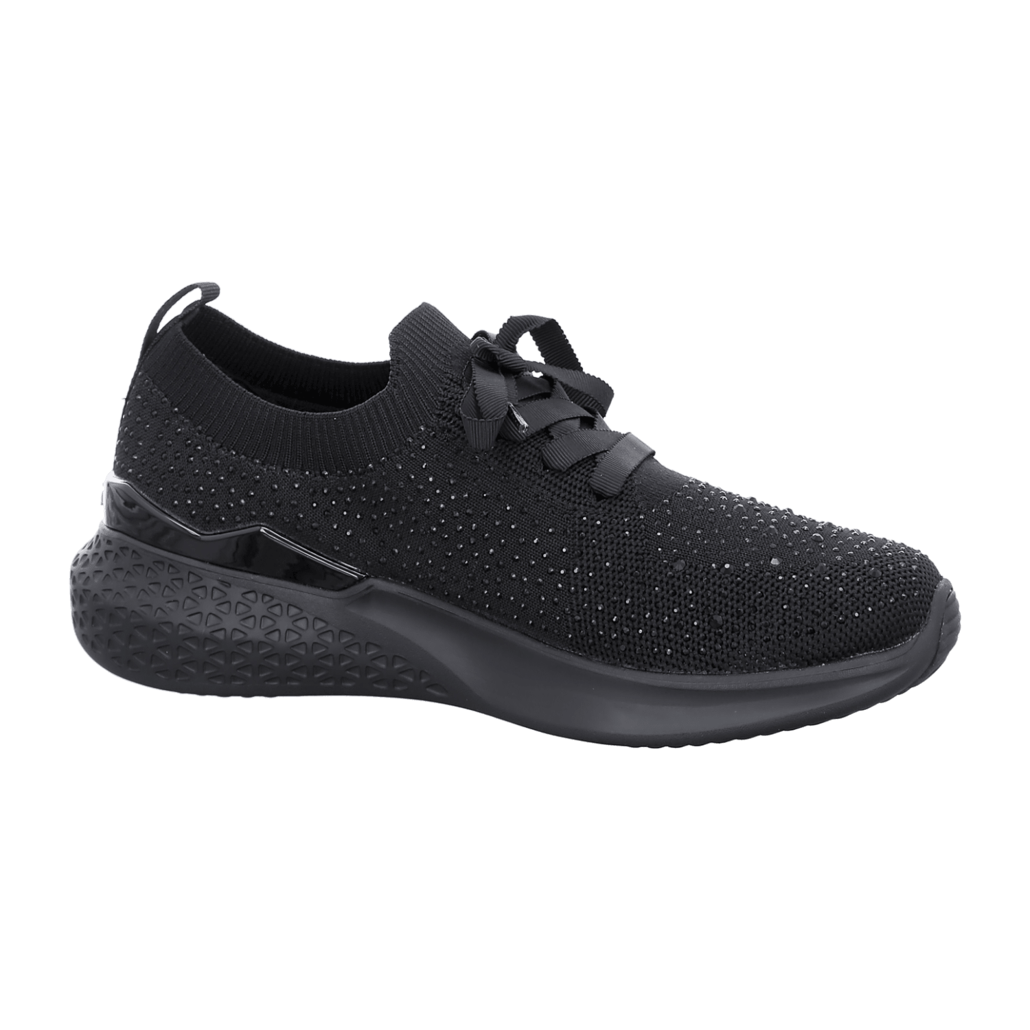 ARA MAYA Women's Suede Slip-On Sneakers in Black - Bartel-Shop