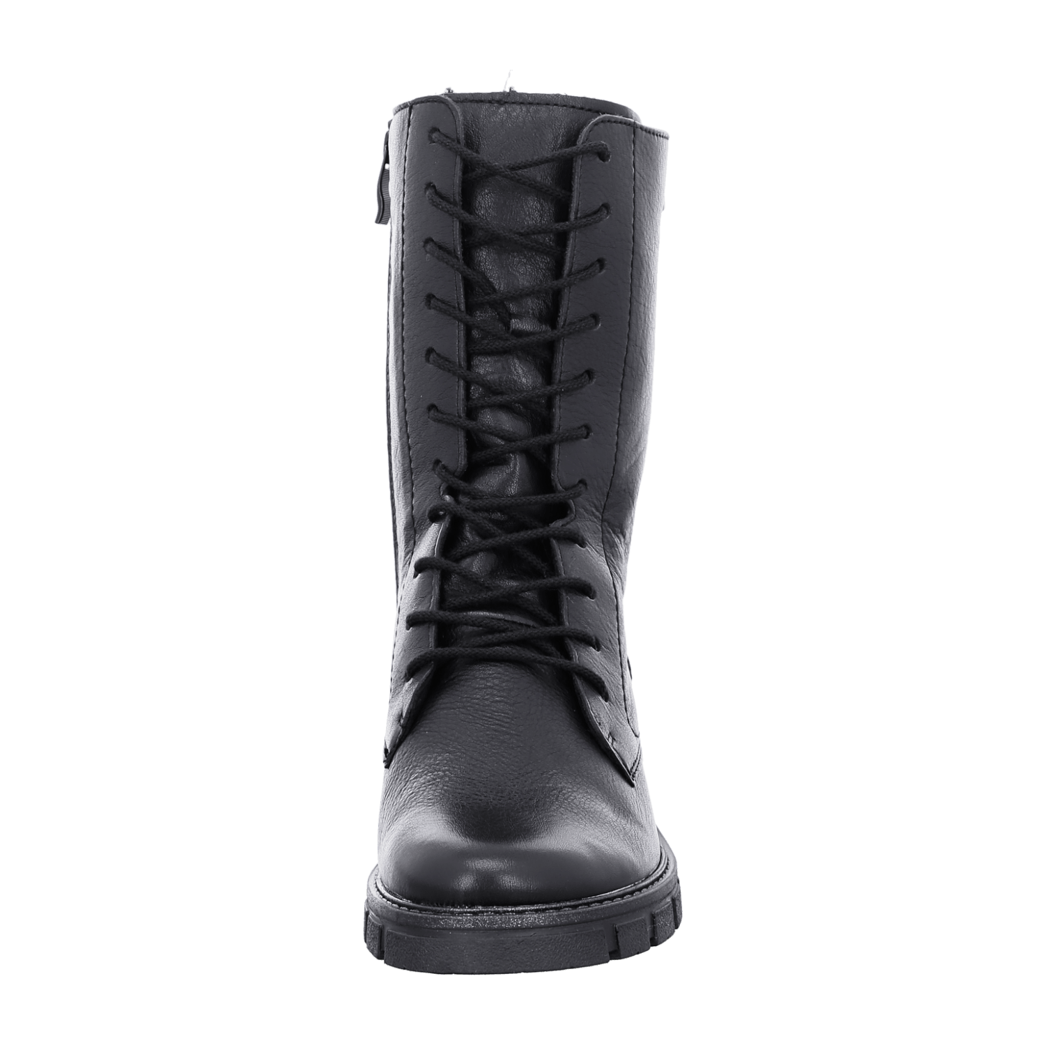 ARA DOVER DOVER Women's Chukka Boots in Black Smooth Leather with Side Zipper and Winter Lining - Bartel-Shop