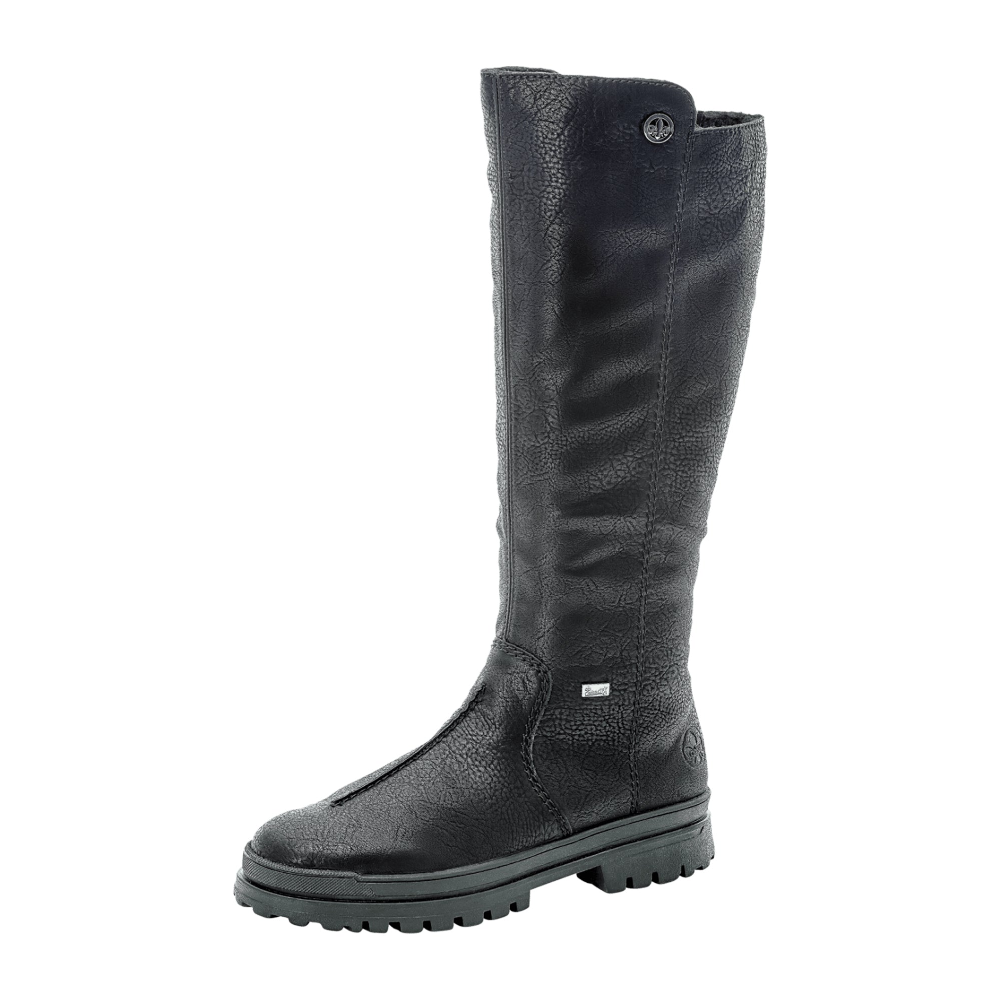 Rieker HWK Women's Black Boots for Fall Winter Normal Width Comfortable