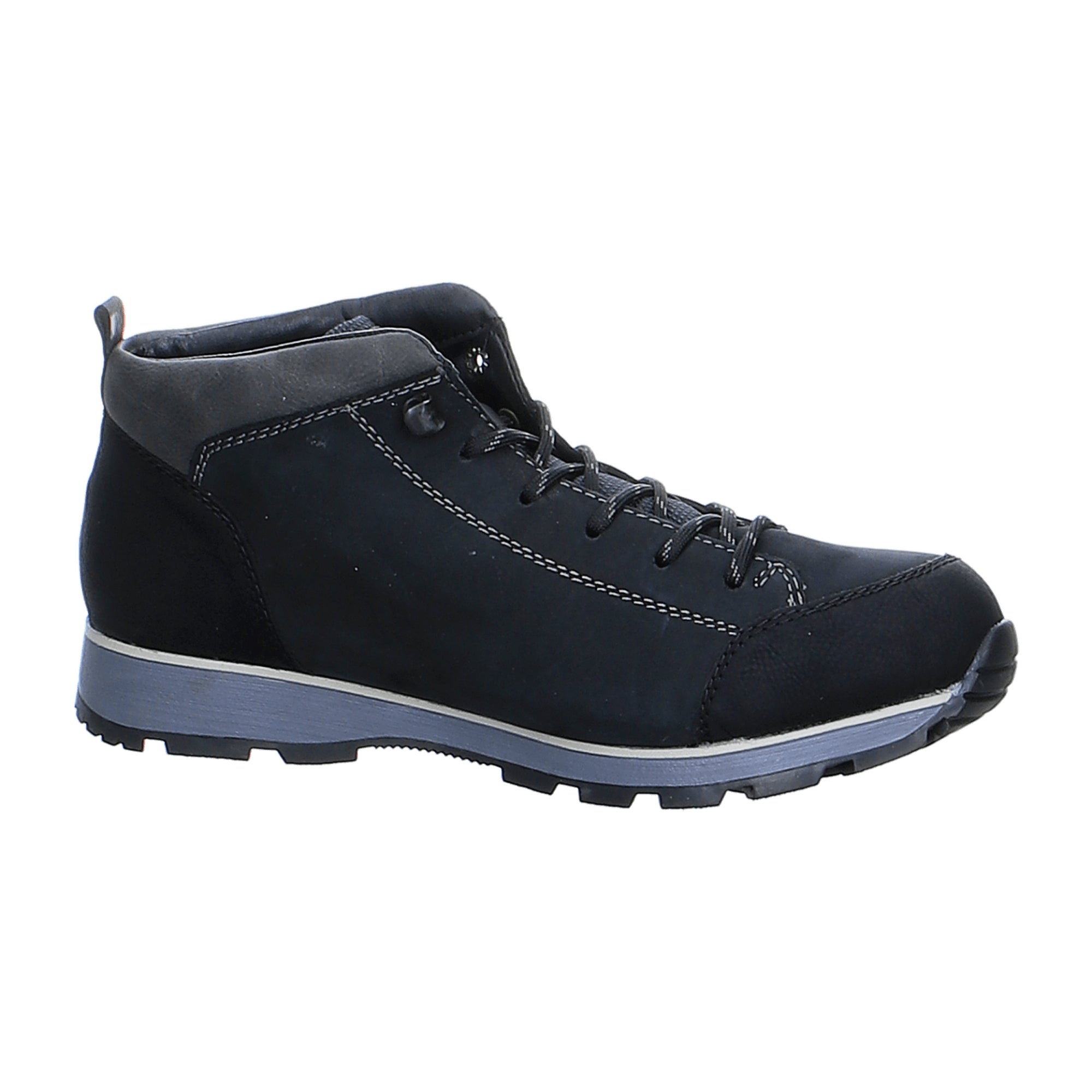 Rieker Men's Blue All-Weather Boots with Warm Lining and Functional Membrane