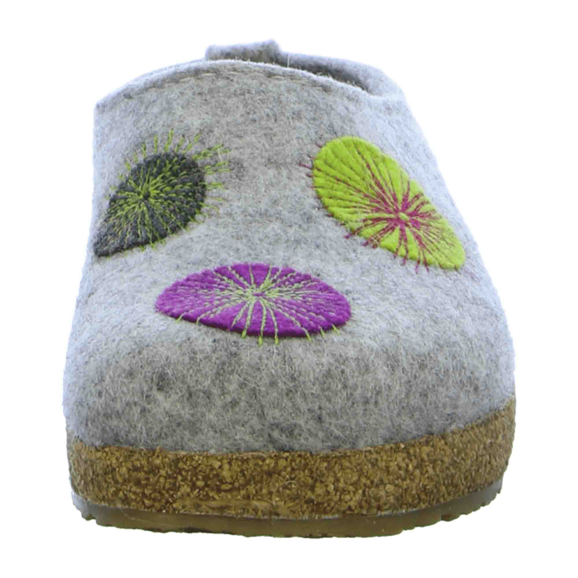 Haflinger Women's Slippers in Grey - Comfortable and Stylish Indoor Footwear