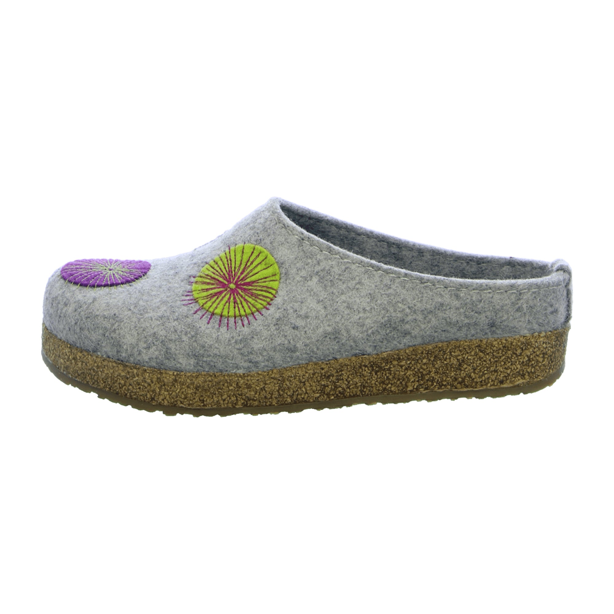 Haflinger Women's Slippers in Grey - Comfortable and Stylish Indoor Footwear