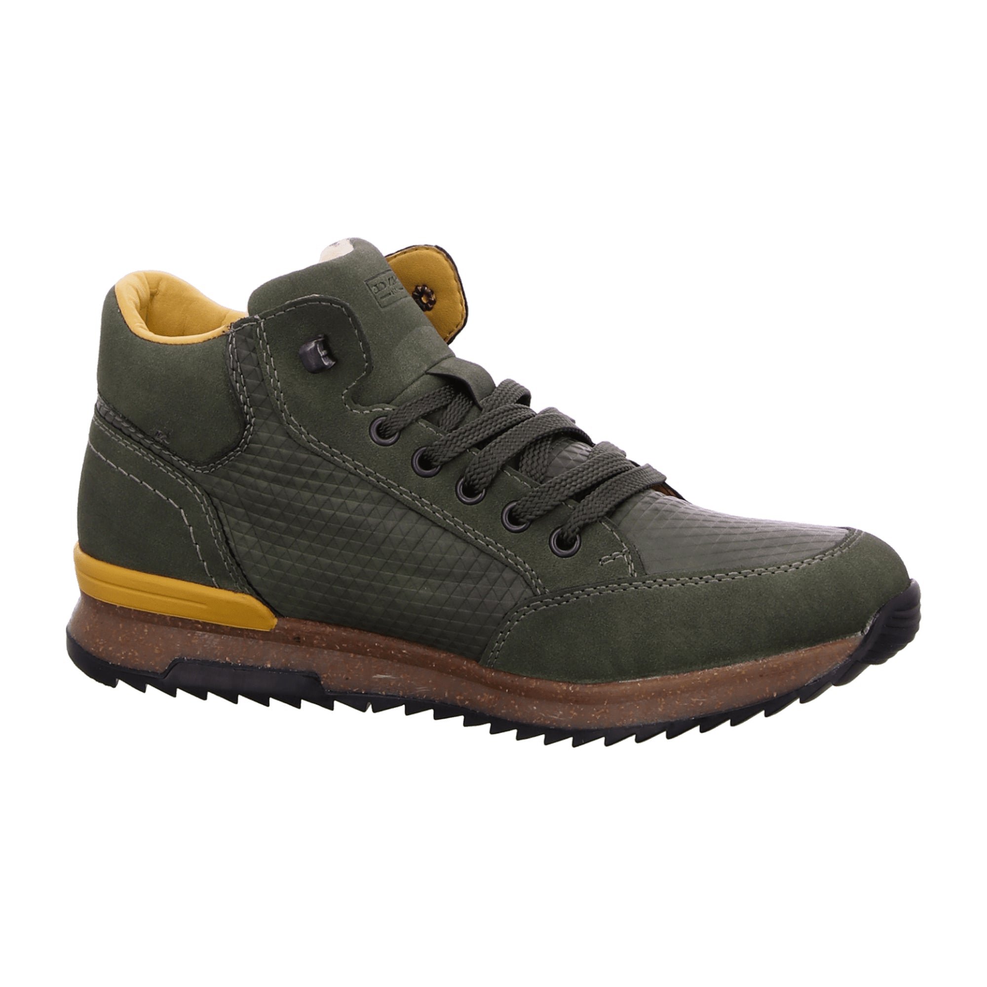 Rieker Green All-Weather Boots with Warm Lining and Functional Membrane