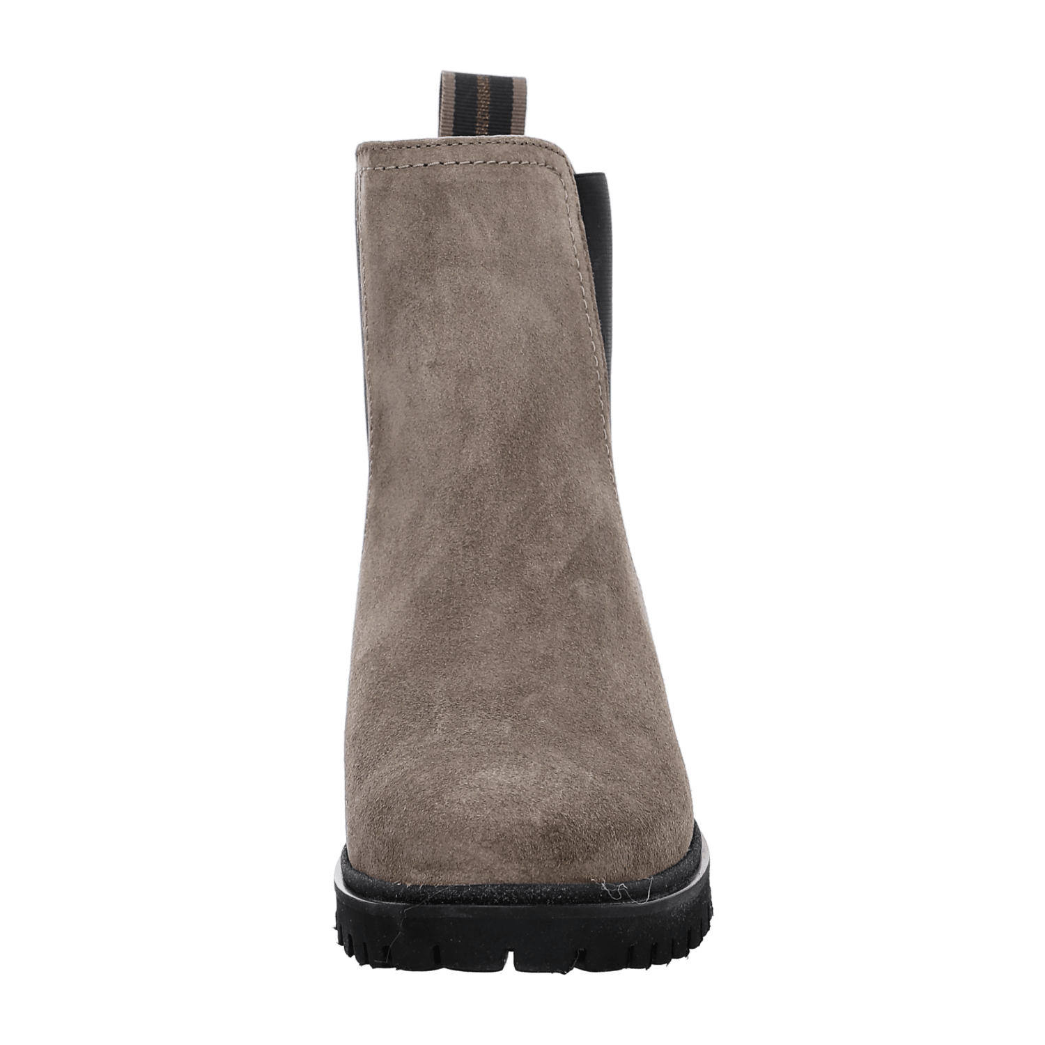 ARA DENVER DENV Women's Slip-On Derby Boots in Grey Full-Grain Leather