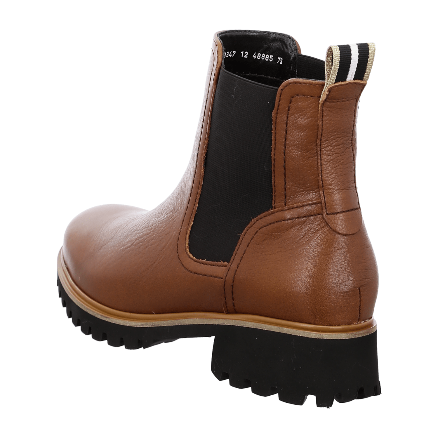 ARA DENVER DENV Women's Brown Smooth Leather Chelsea Boots Slip-On Design