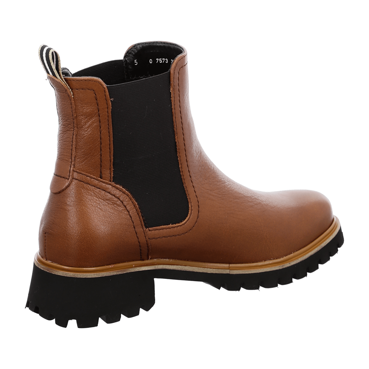 ARA DENVER DENV Women's Brown Smooth Leather Chelsea Boots Slip-On Design