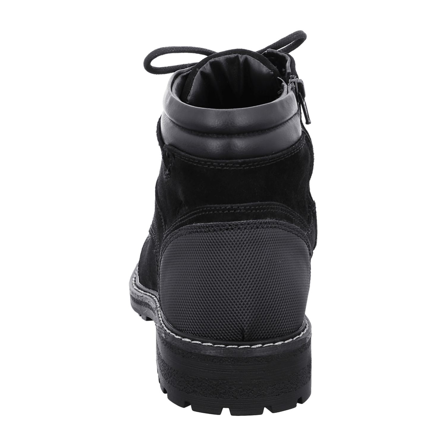 ARA FREDERIK Men's Black Round Toe Boots