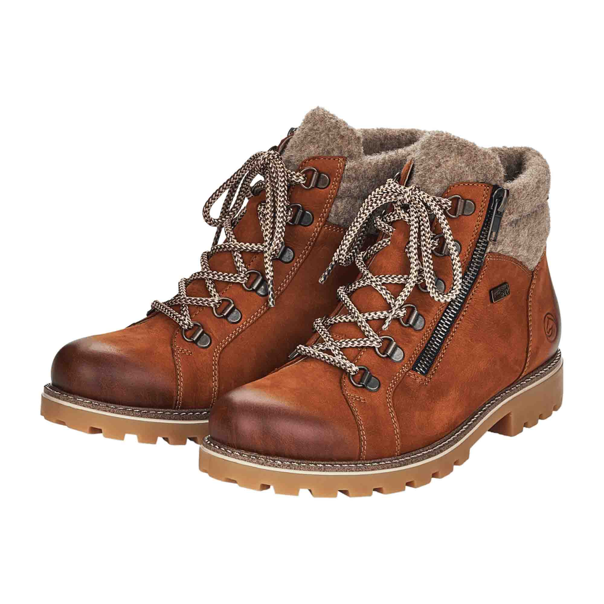 Remonte Tex suede and wool zip boot deals 38